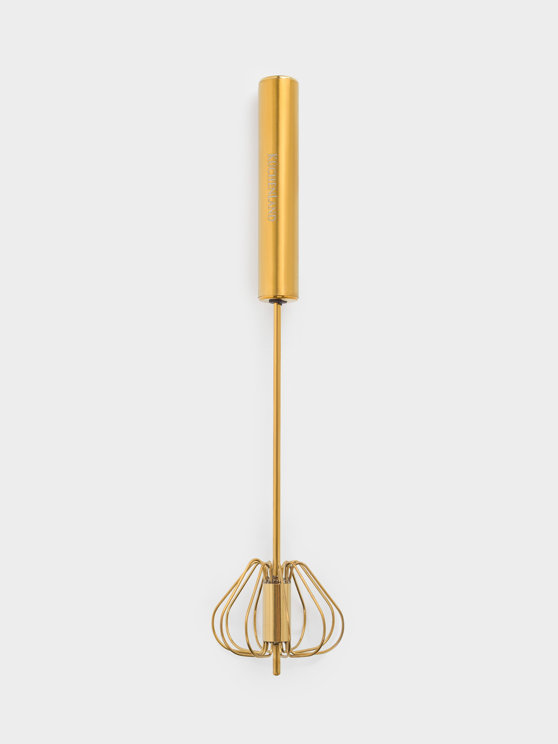 Венчик вращающийся, 26 см, сталь, золотистый, Device gold, image-1