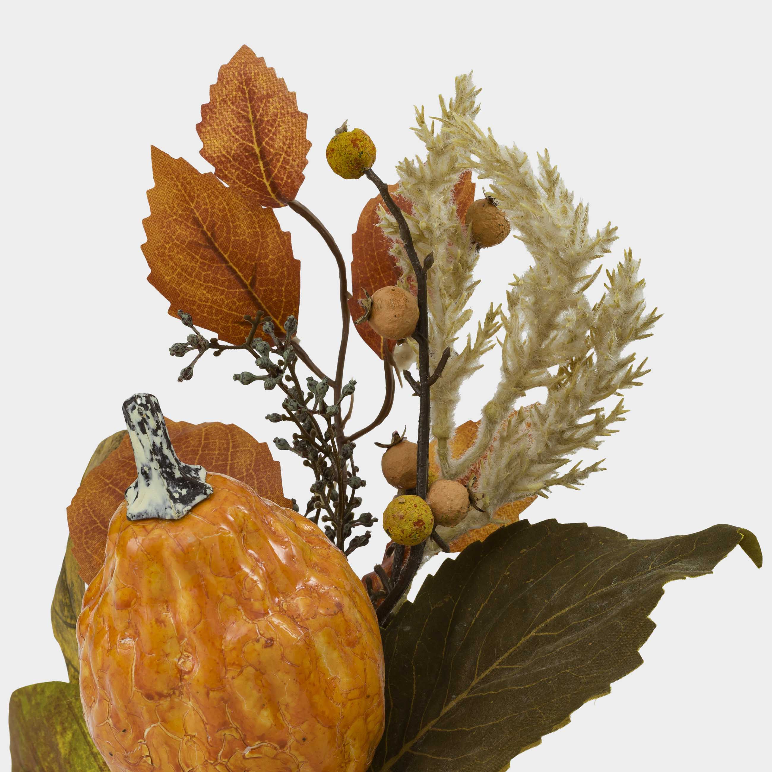 Ветка декоративная, 36 см, пенопласт/пластик, Тыквы и желуди, Forest symphony decor, image-3