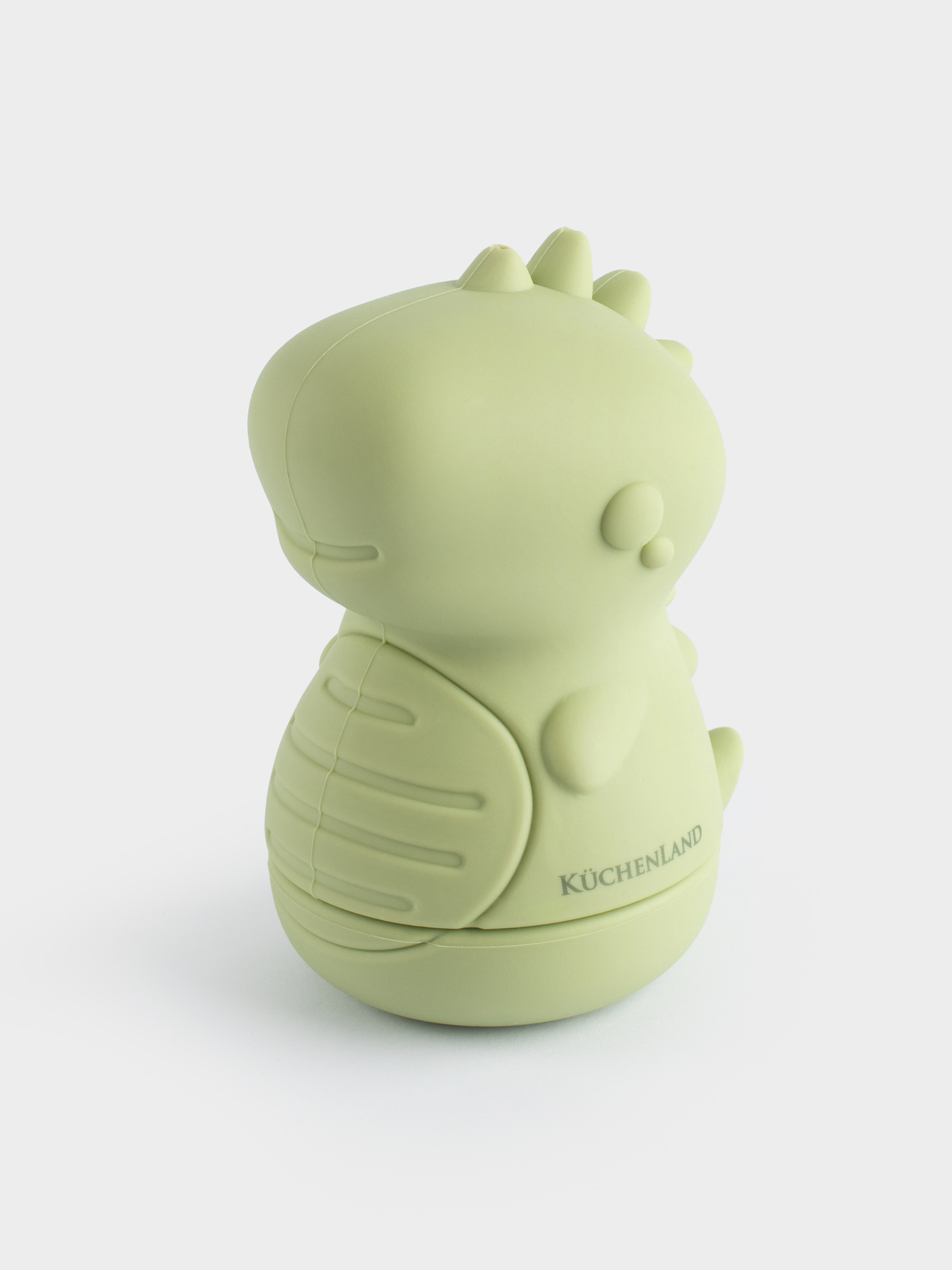 Игрушка для купания, 9х7 см, силикон, зеленый, Динозавр-брызгалка, Dino, image-1