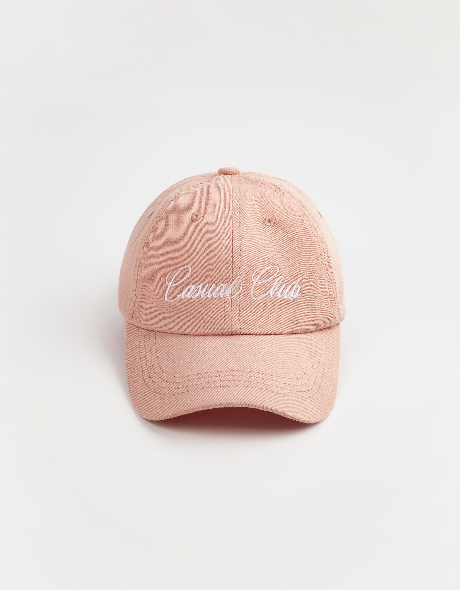 Бейсболка, 57 см, единый размер, хлопок, розовая, Casual club, Shore, image-0