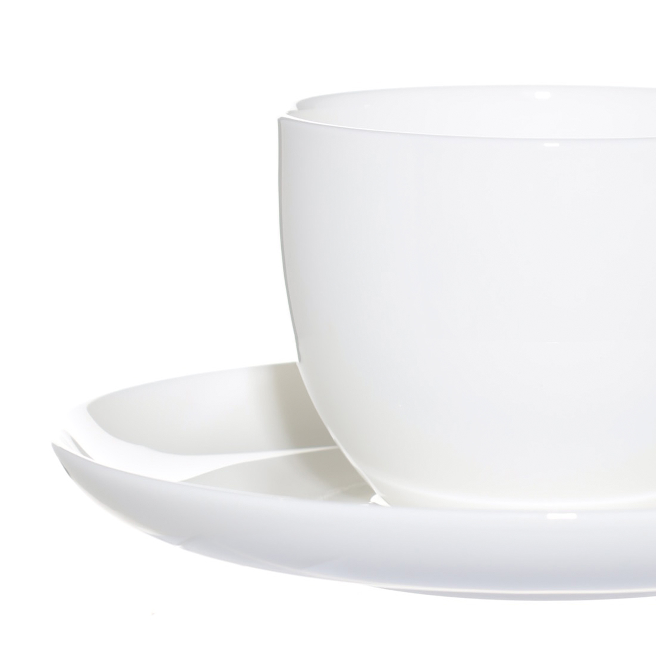 Пара чайная, 2 перс, 4 пр, 250 мл, фарфор F, белая, Ideal white изображение № 3