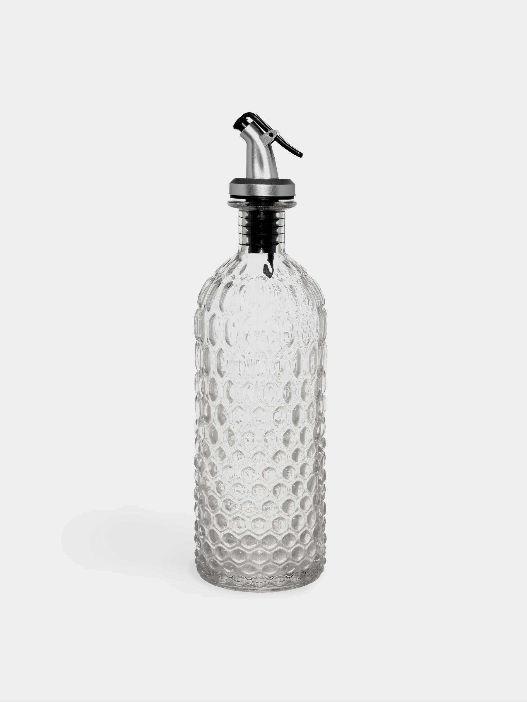 Бутылка для масла или уксуса, 450 мл, с дозатором, стекло Р/пластик, Bubbly, image-0