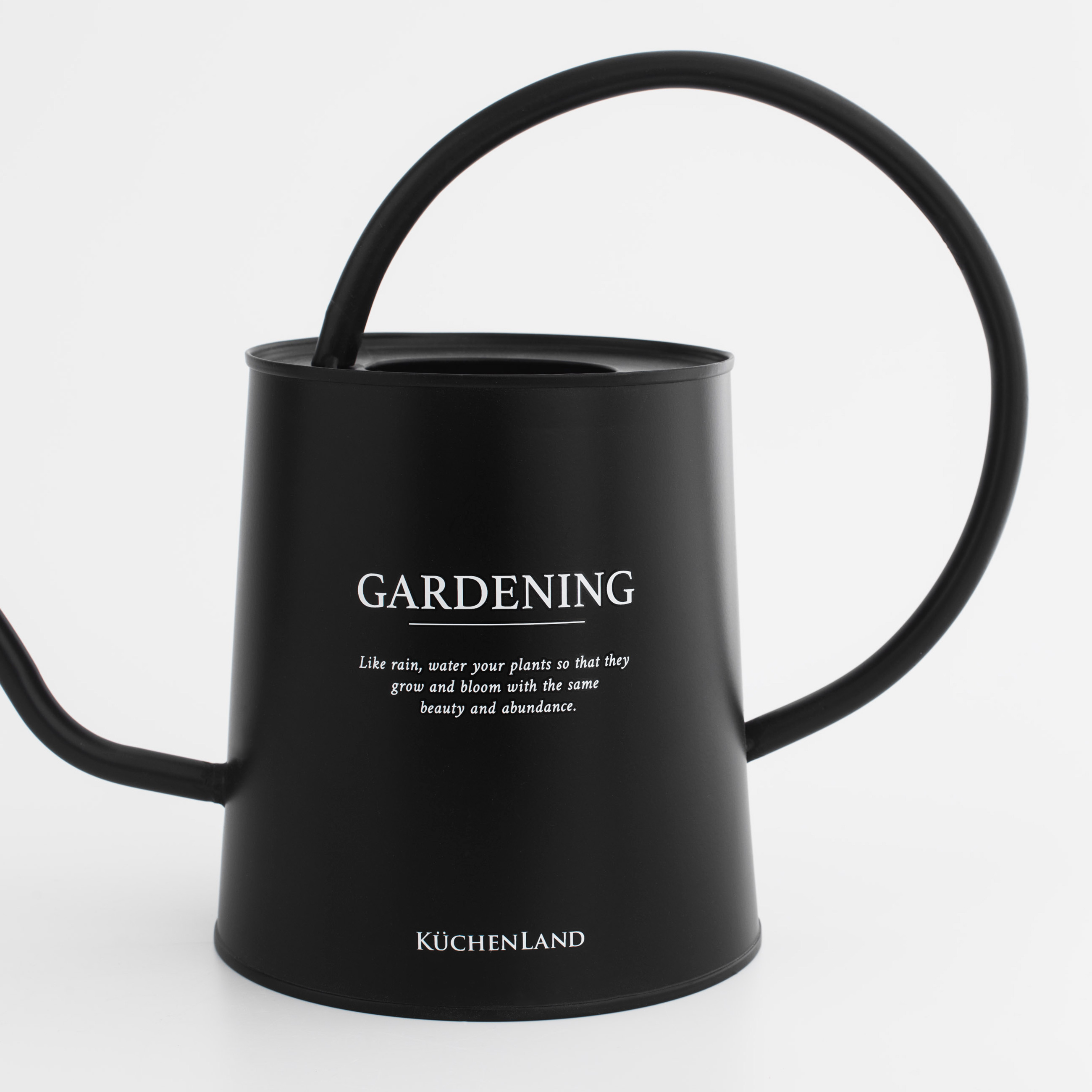 Лейка, 2 л, металл, черная, Gardening изображение № 4