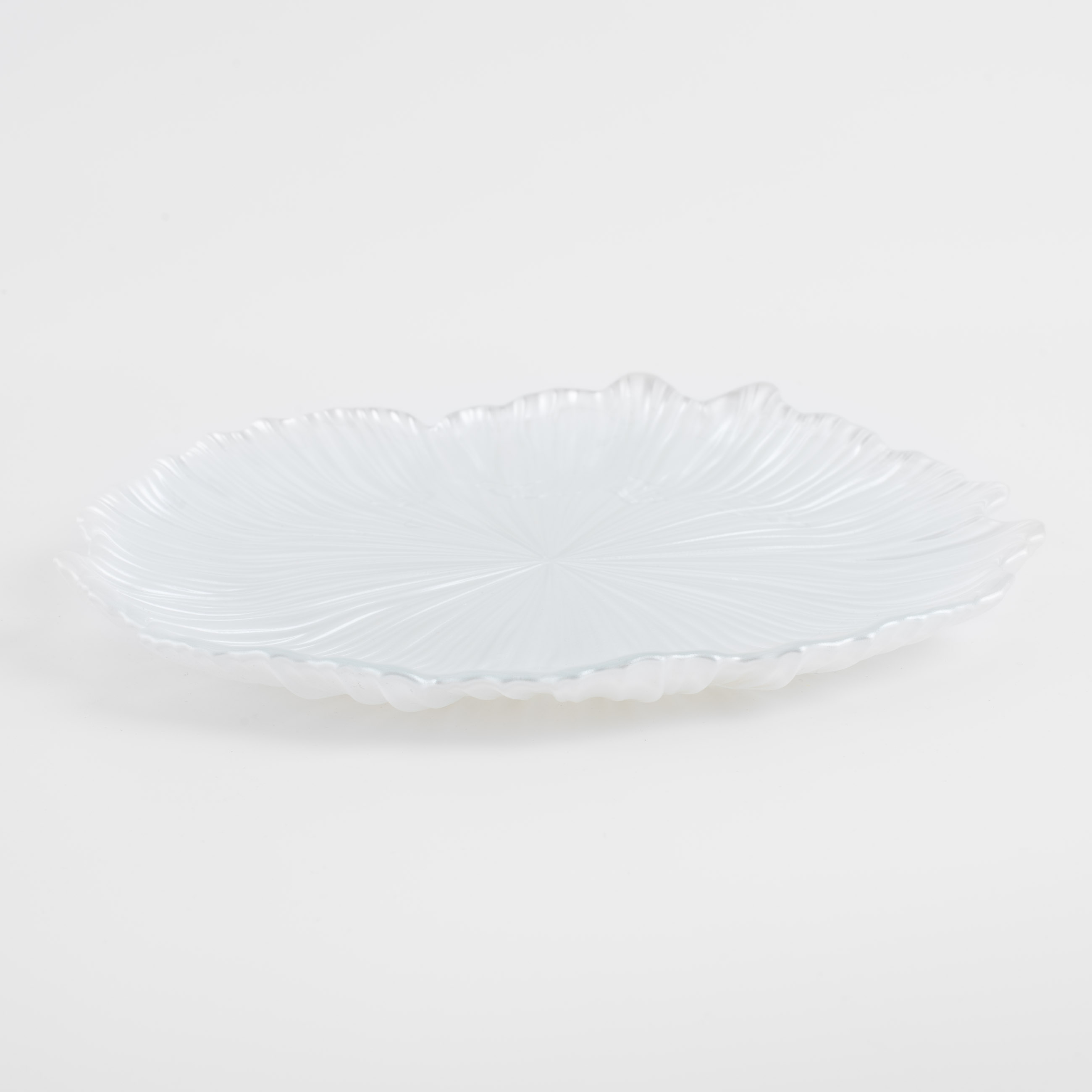 Тарелка обеденная, 28 см, стекло Р, белая, Verge изображение № 2