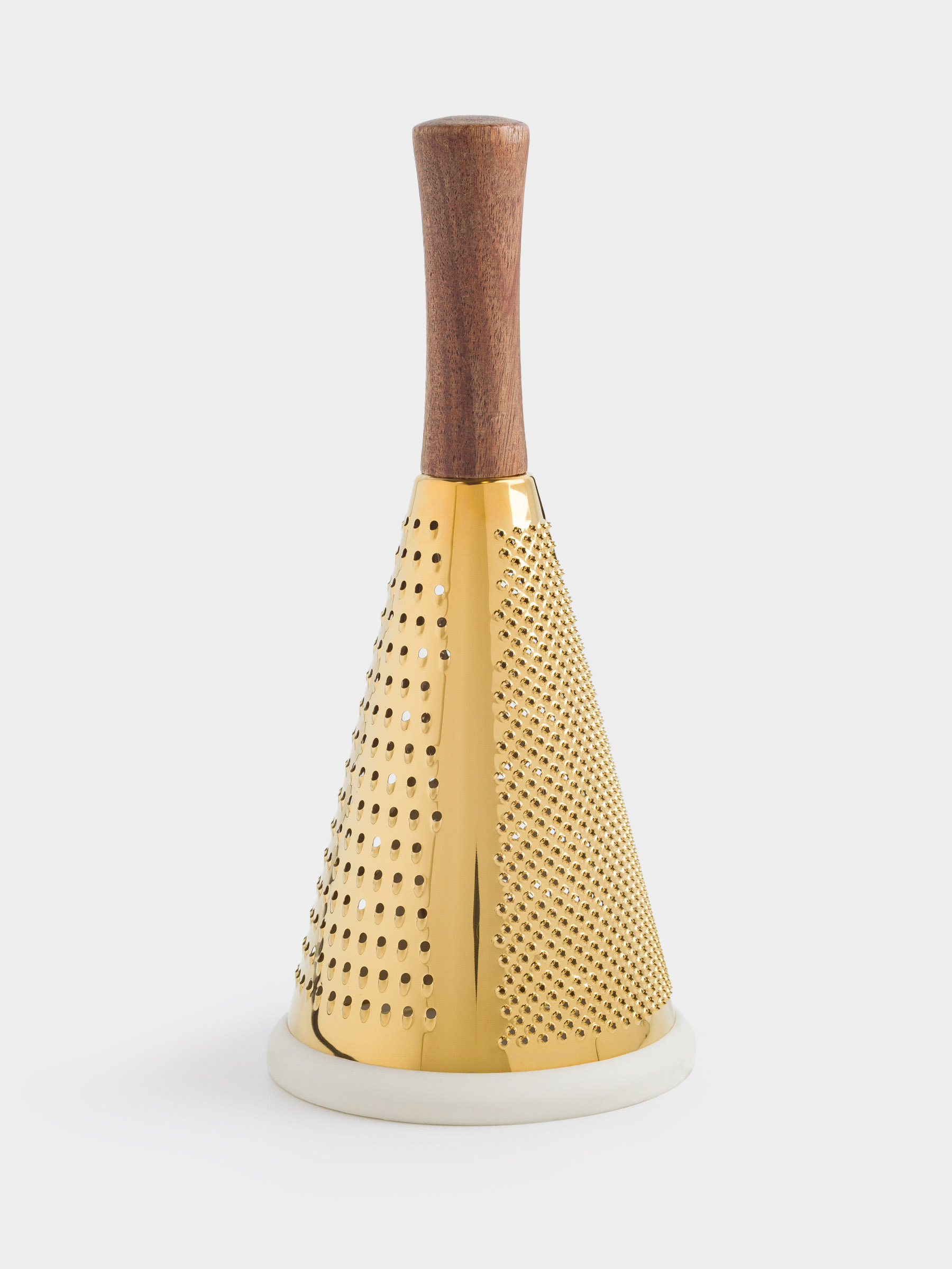 Терка, 24 см, сталь/дерево/резина, круглая, золотистая, Classic gold, image-3