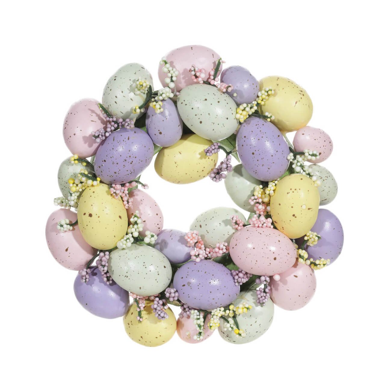 

Венок декоративный, 23 см, пенопласт/пластик, Цветные яйца, Easter