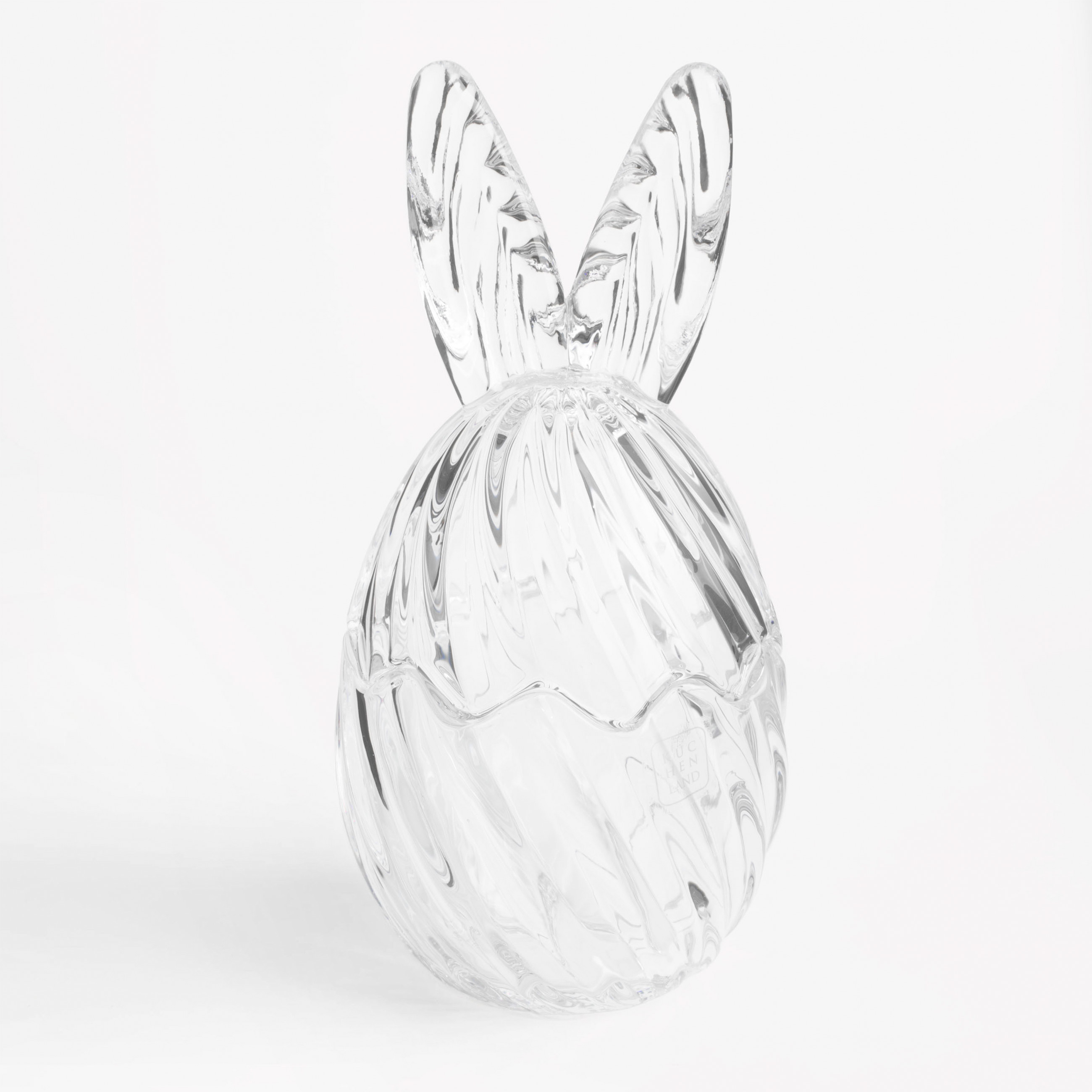Конфетница, 8х17 см, 150 мл, с крышкой, стекло Р, Ушки кролика, Camellia изображение № 2