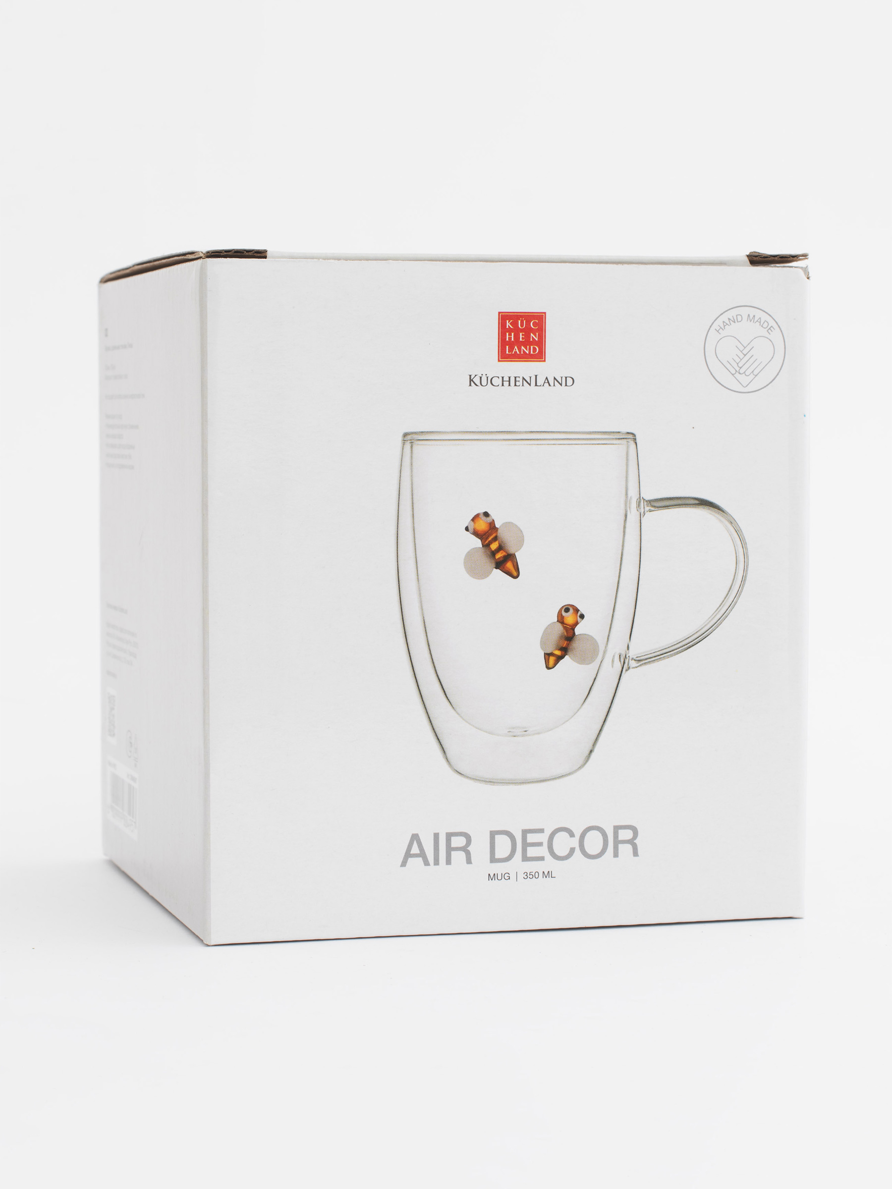 Кружка, 350 мл, стекло Б, Пчелы, Air decor