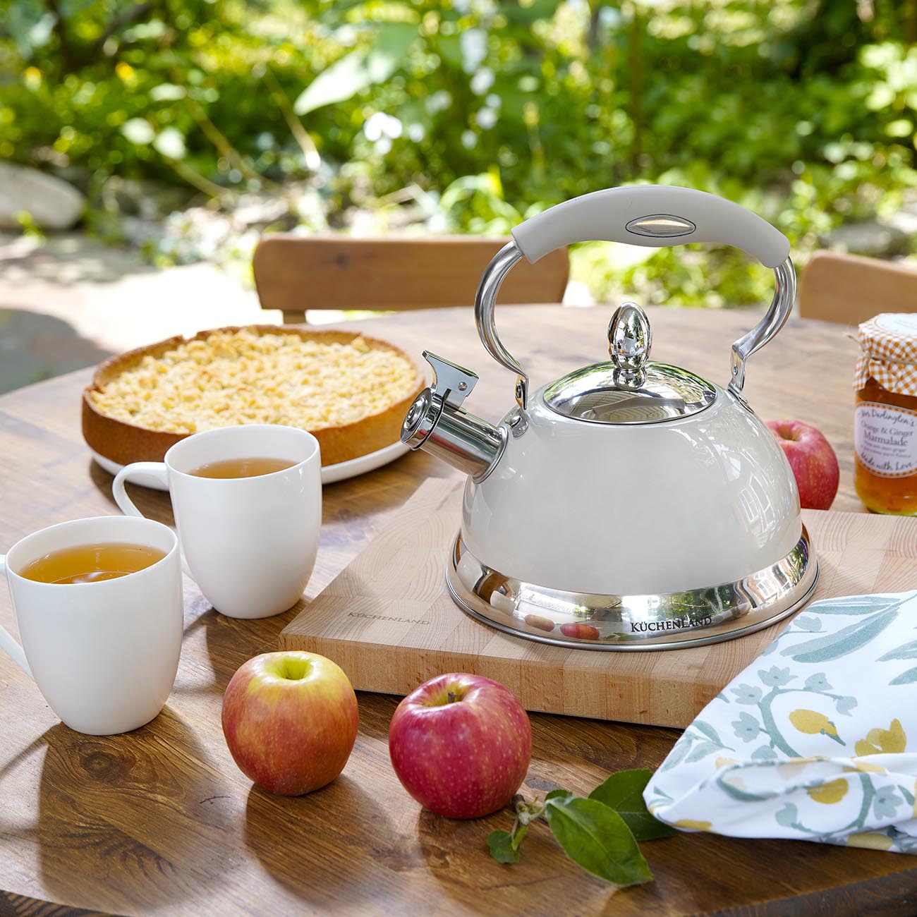 Чайник, 2,7 Л, Cо Свистком, Сталь, Серый, Whistle — Купить В.