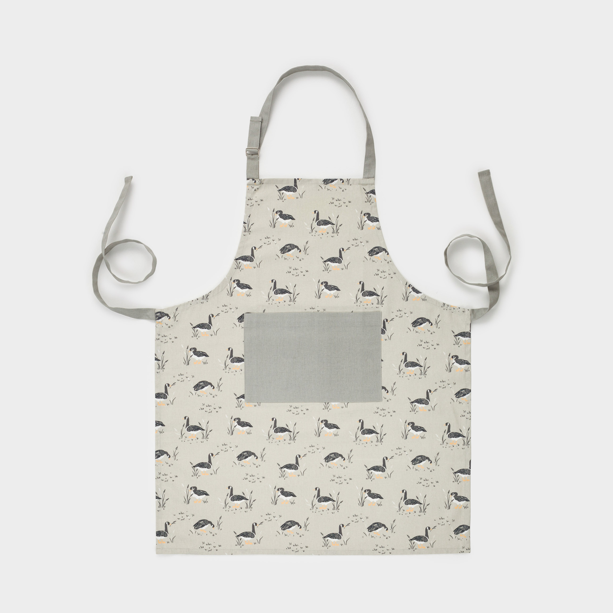 Фартук 70х85 см хлопок бежевый Гуси Poultry 1490₽