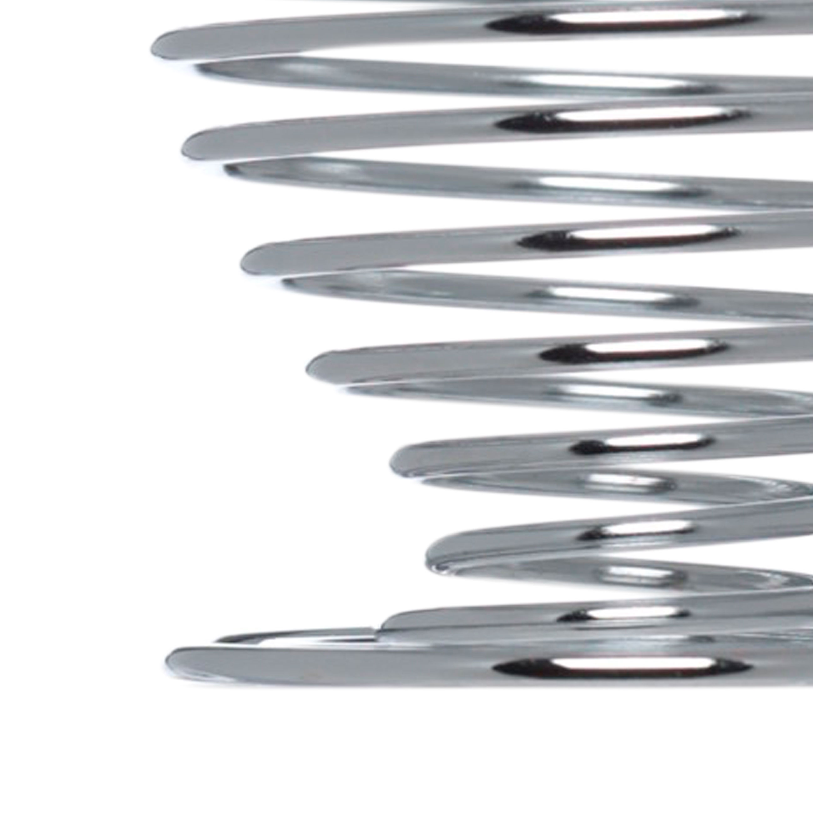 Подставка для яйца, 5 см, сталь, серебристая, Вихрь, Twist silver, image-2