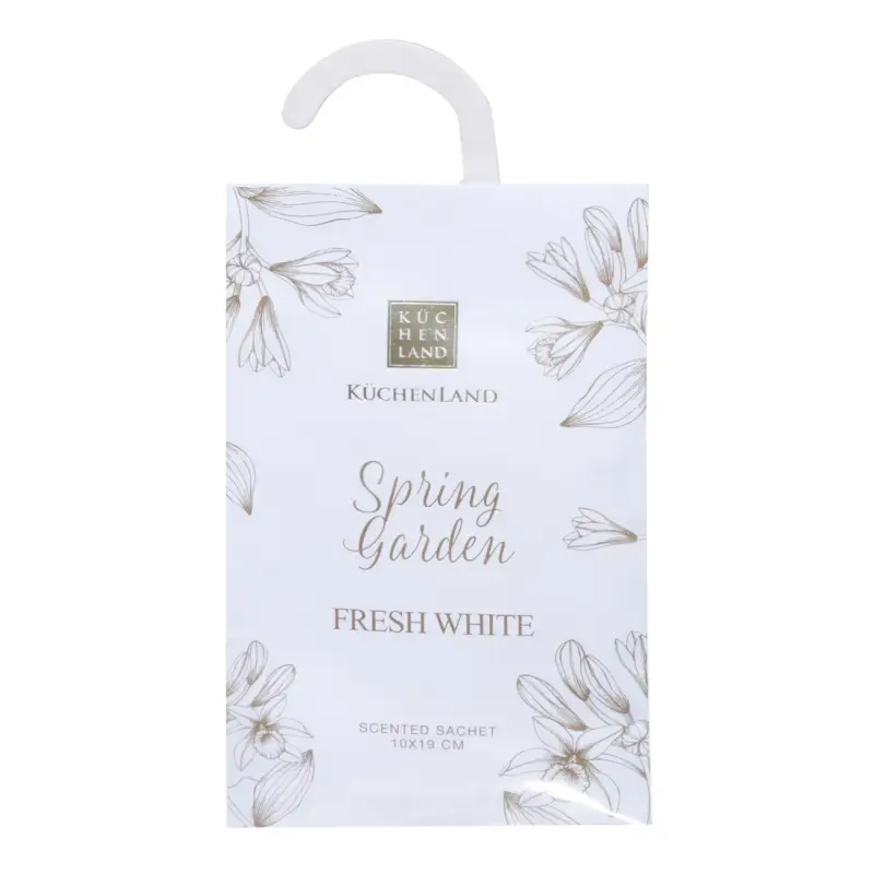 Саше ароматическое, 10х19 см, подвесное, Spring Garden, Fresh white ,image-0