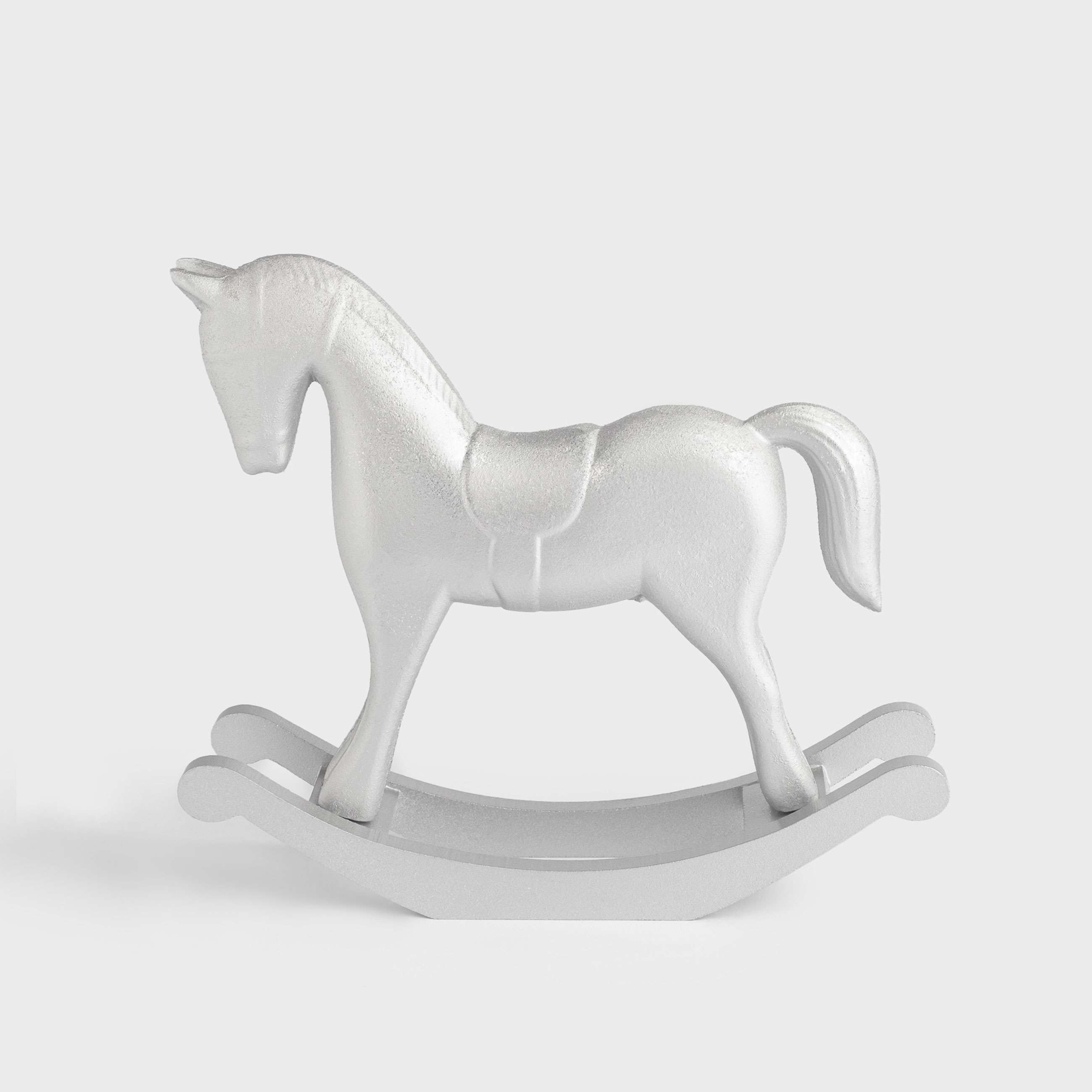 Статуэтка 22 см дерево серебристая Лошадка Antique horse 1290₽