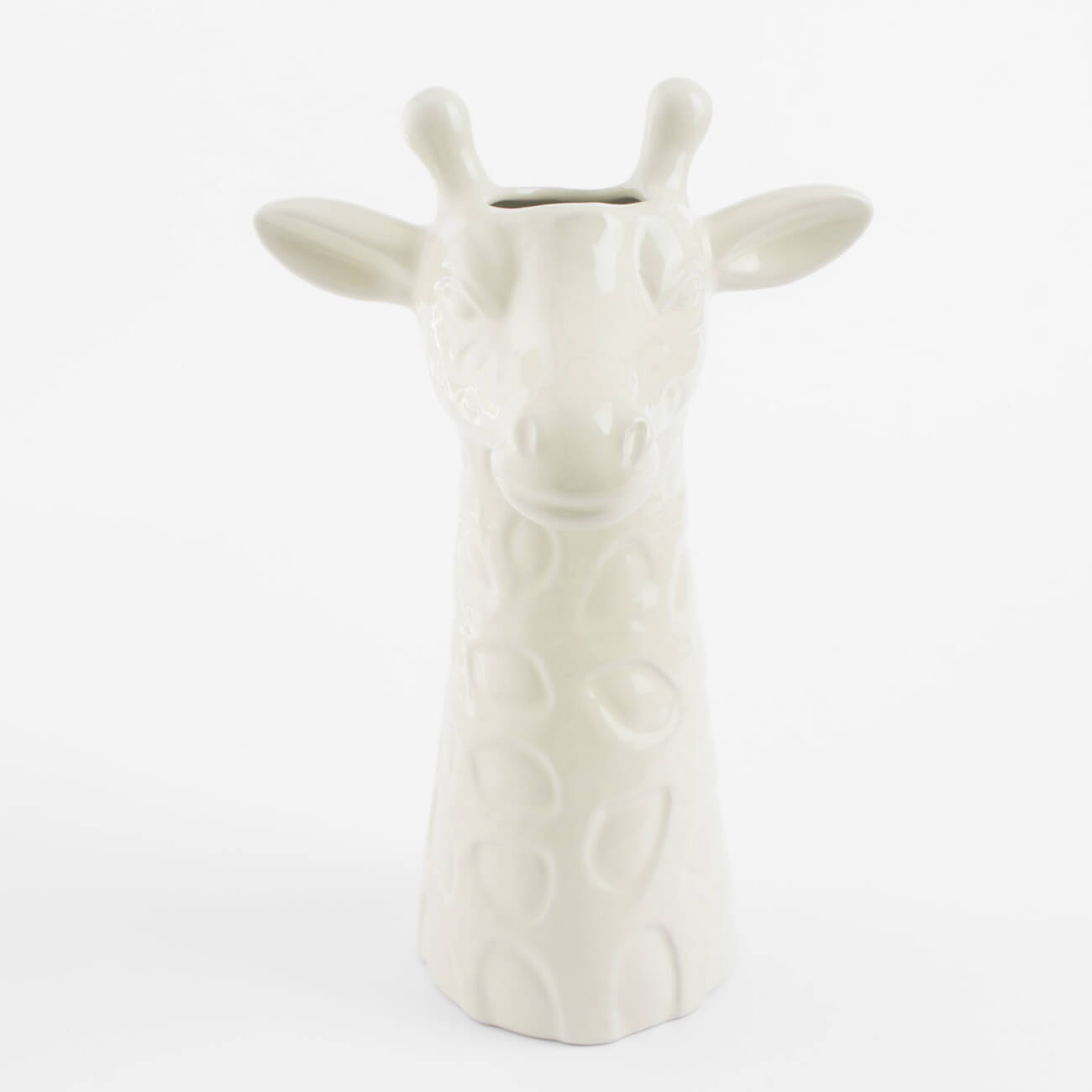 

Ваза для цветов, 25 см, декоративная, фарфор P, молочная, Жираф, Giraffe