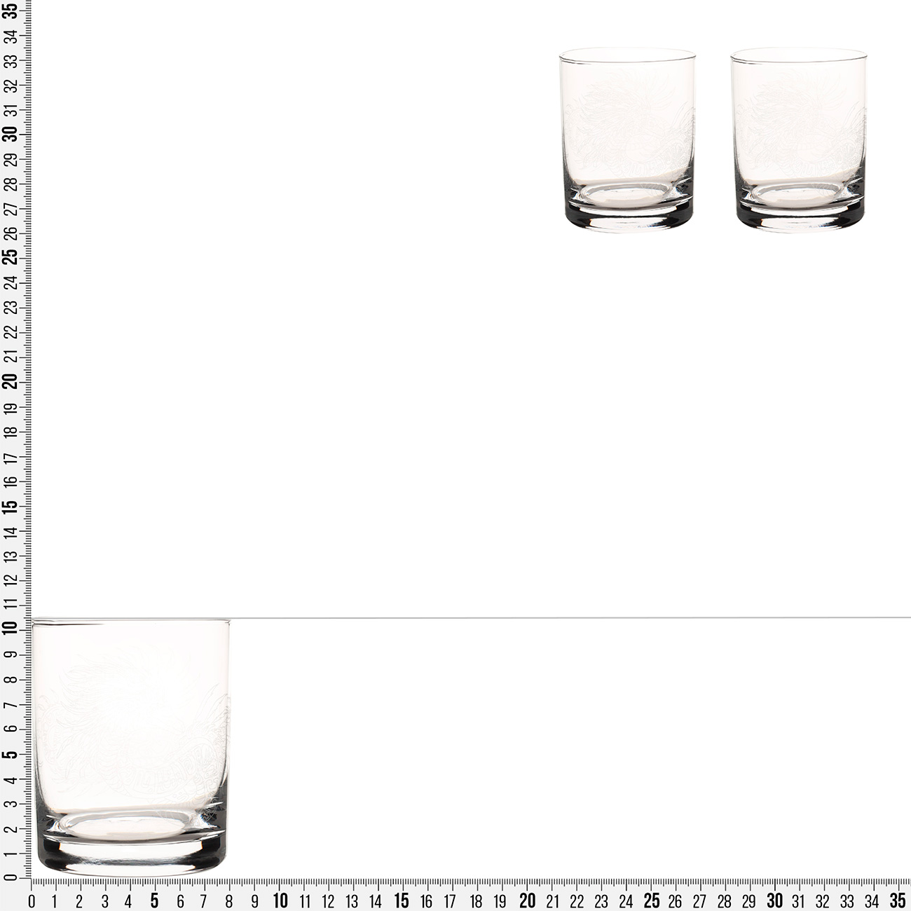 Стакан для виски, 370 мл, 2 шт, стекло, Dragon dayron изображение № 4