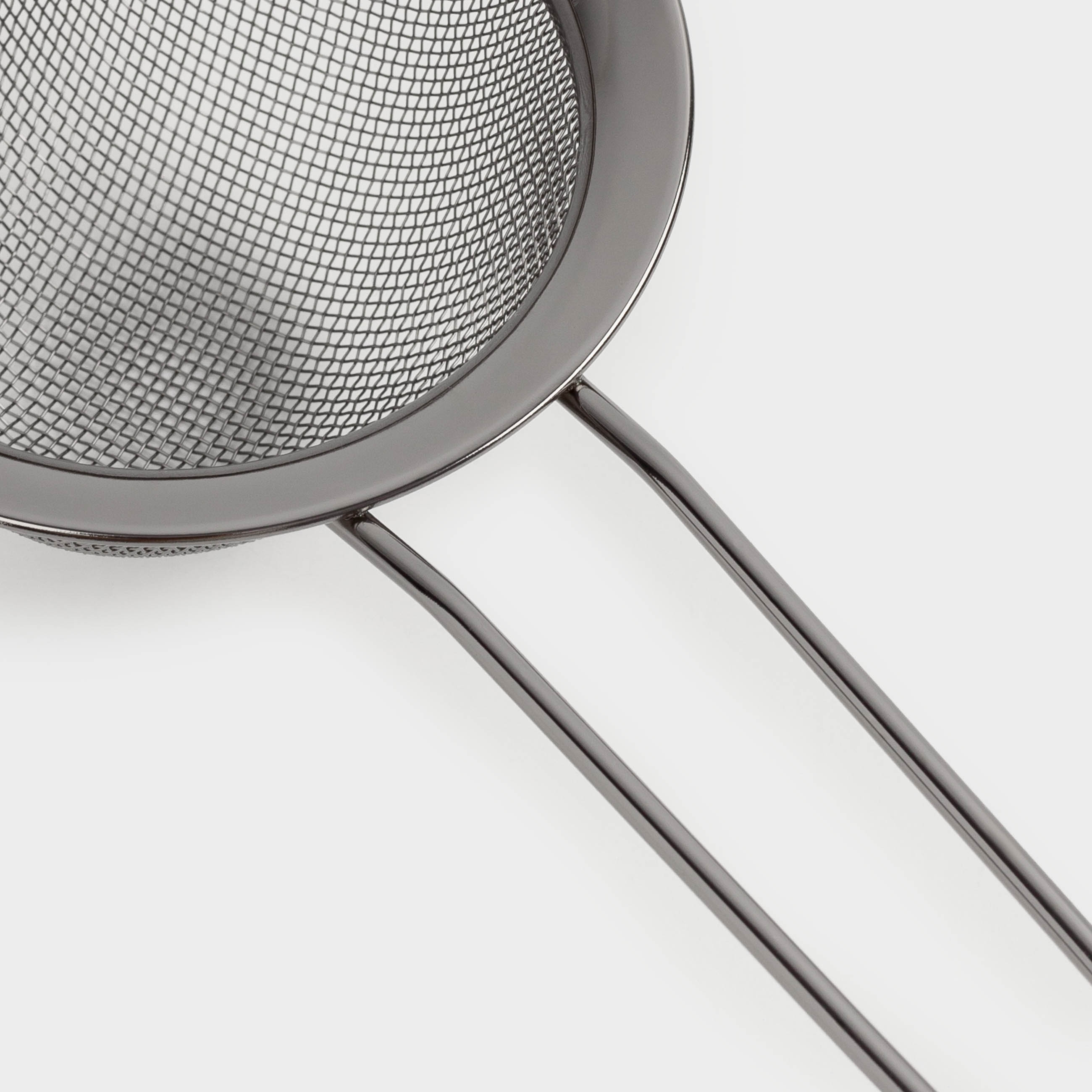 Сито, 19 см, с ручкой, сталь, темно-серое, Titanium, image-4