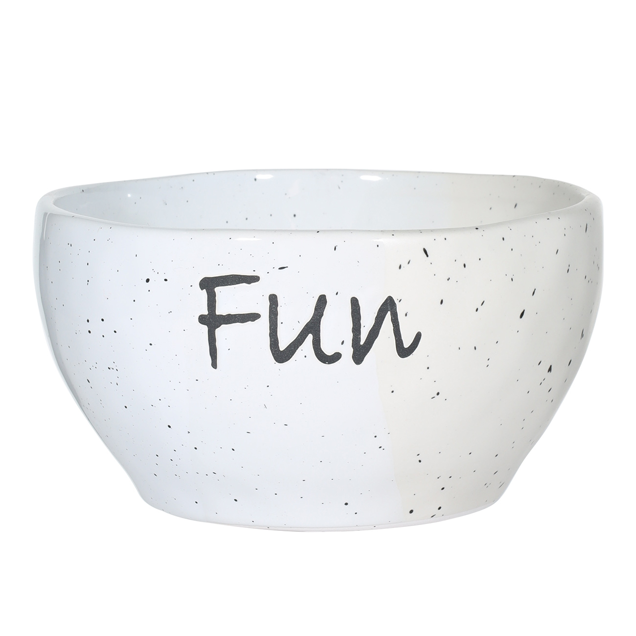 

Салатник, 16 см, керамика, бежево-белый, Fun, Soft stone