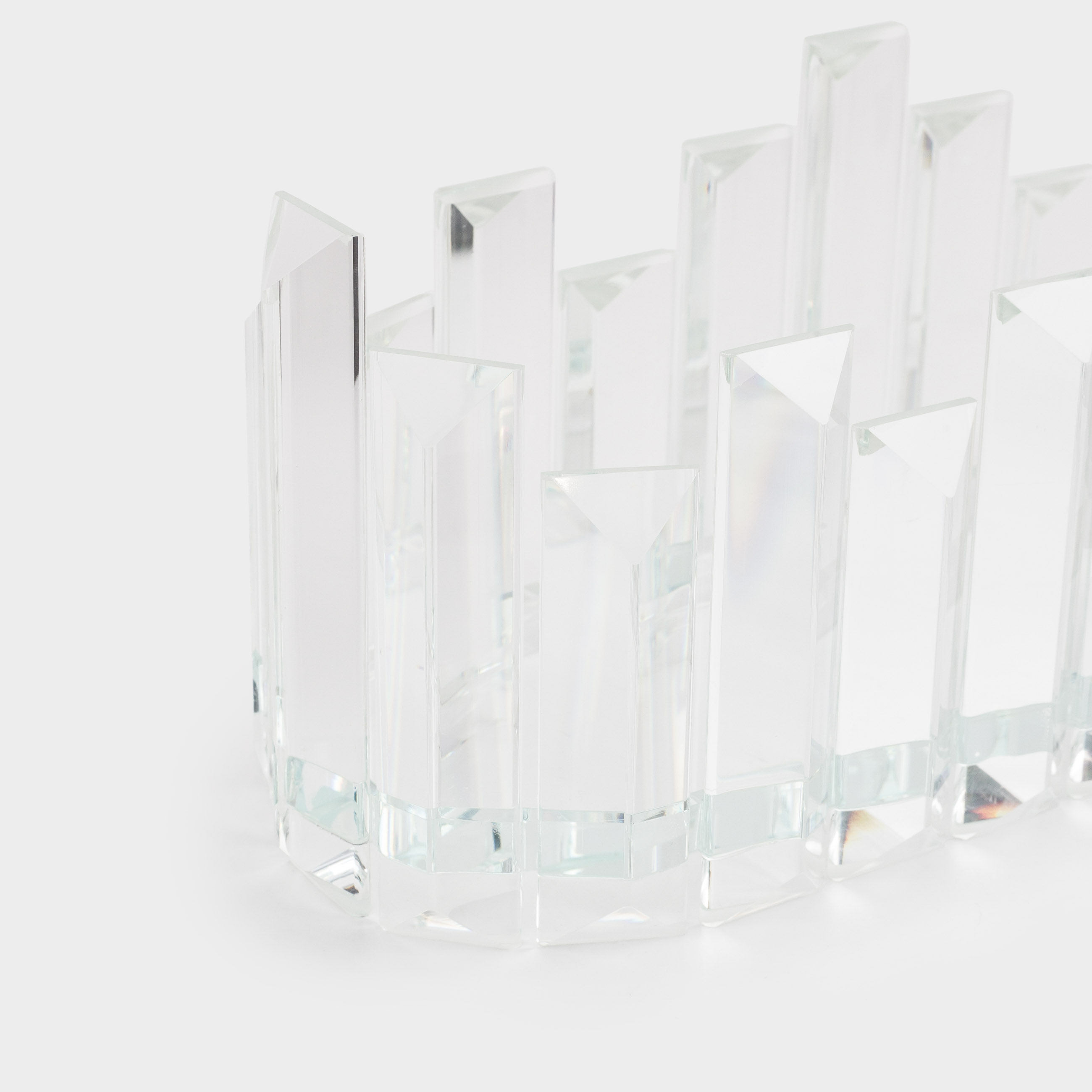 Органайзер для косметики, 25x10 см, кристальное стекло, Lux crystal, image-2