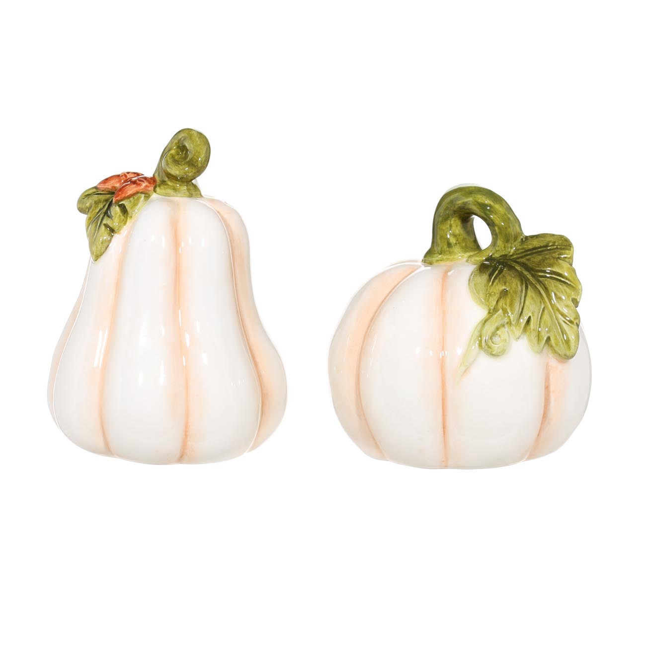 

Набор для соли и перца, 13х10 см, керамика, Тыквы с листьями, Pumpkin