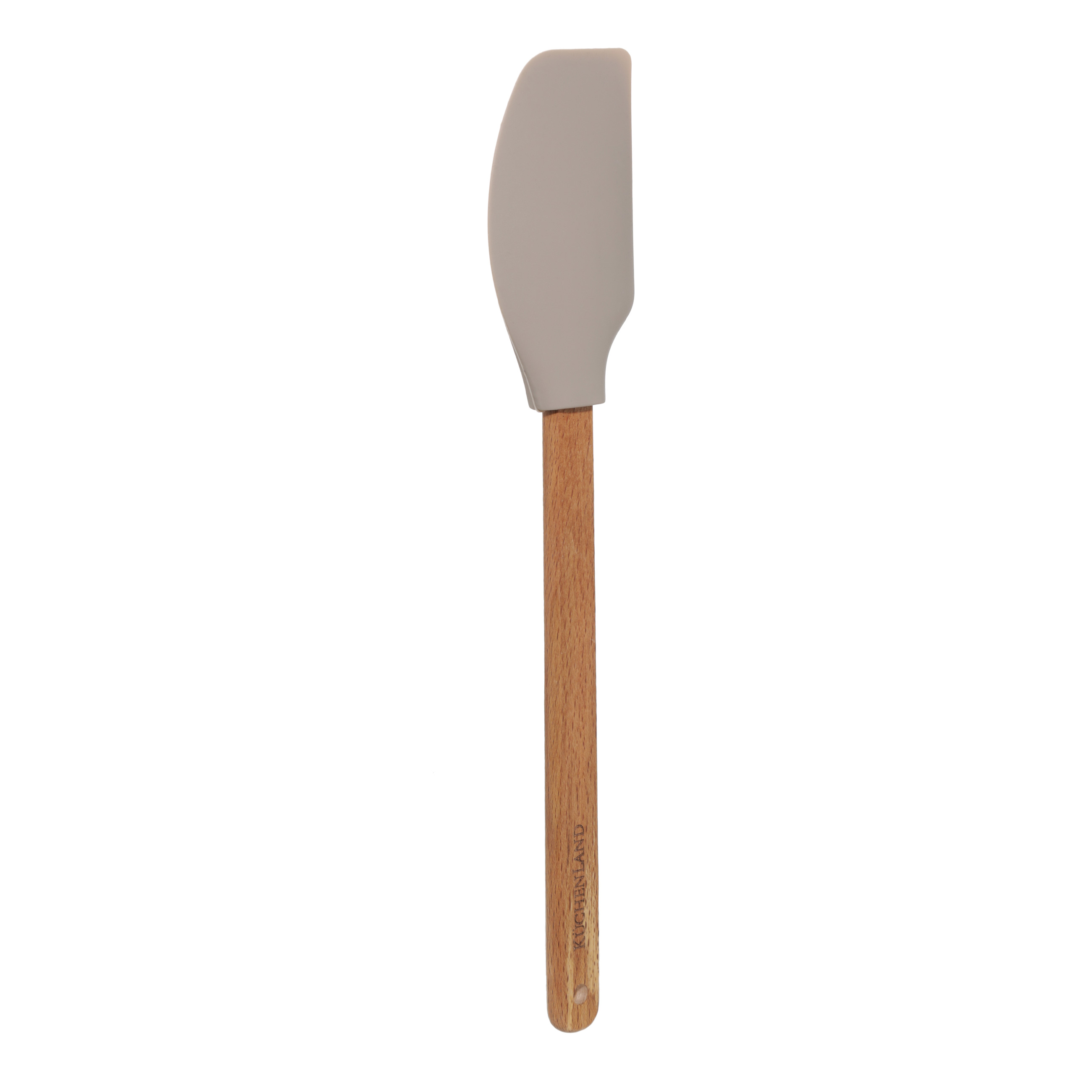 Лопатка-шпатель, 2 шт, силикон/дерево, молочная/серо-коричневая, Bakery wood изображение № 2