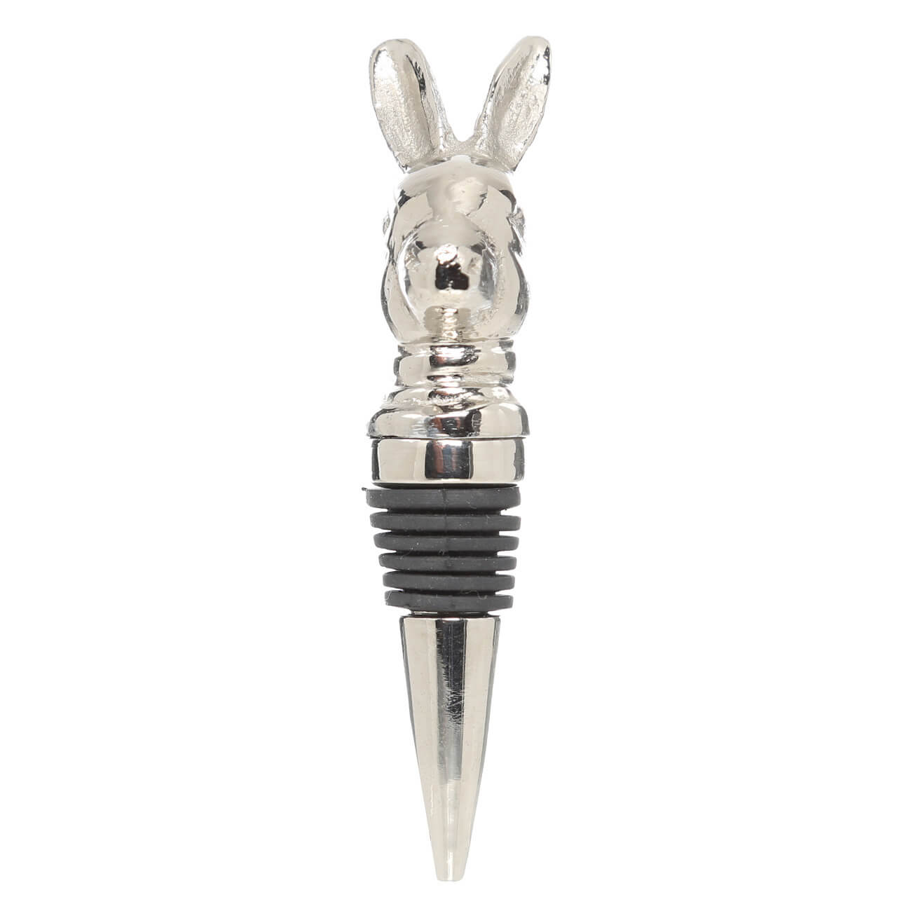 

Пробка для винной бутылки, 13 см, металл, серебристая, Кролик, Rabbit
