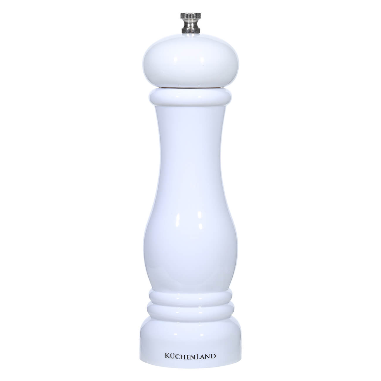 

Мельница для специй, 21 см, механическая, пластик, белая, Seasoning P