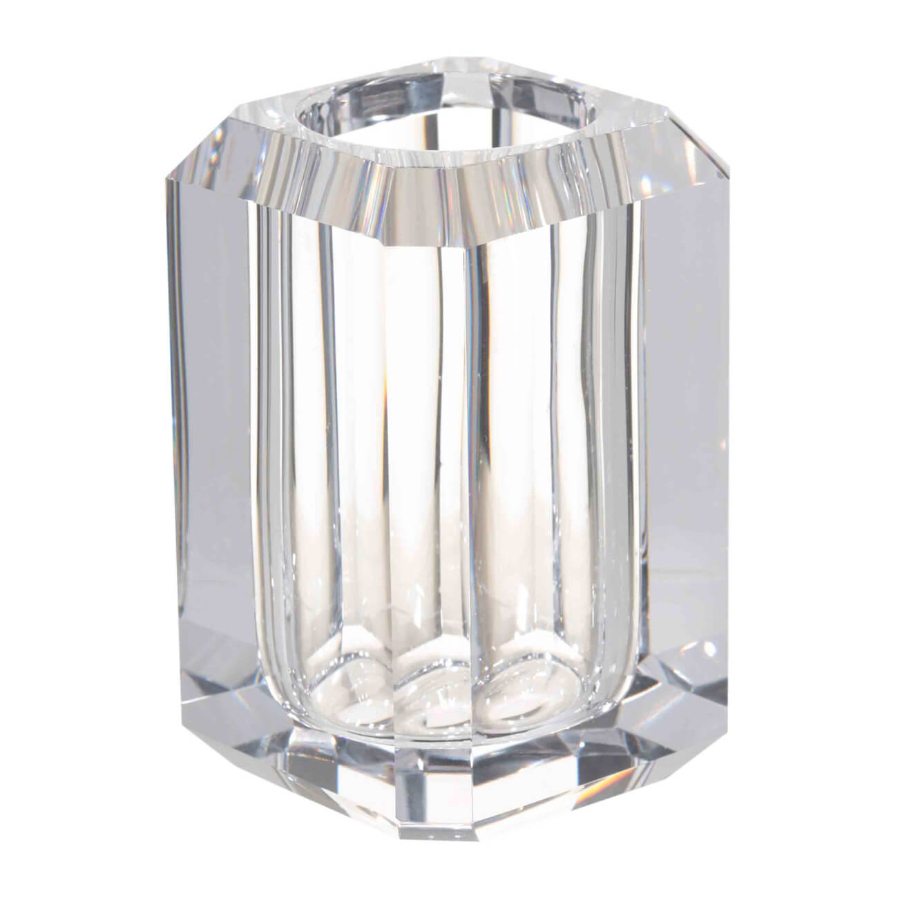 

Стакан для ванной комнаты, 11 см, стекло, Грани, Shower Crystal Glance