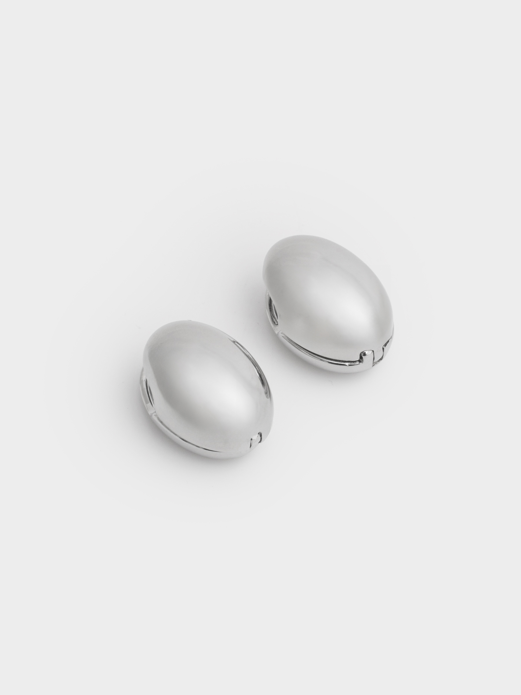 Серьги-пусеты, 1,5 см, 2 шт, металл, серебристые, Jewelry, image-0