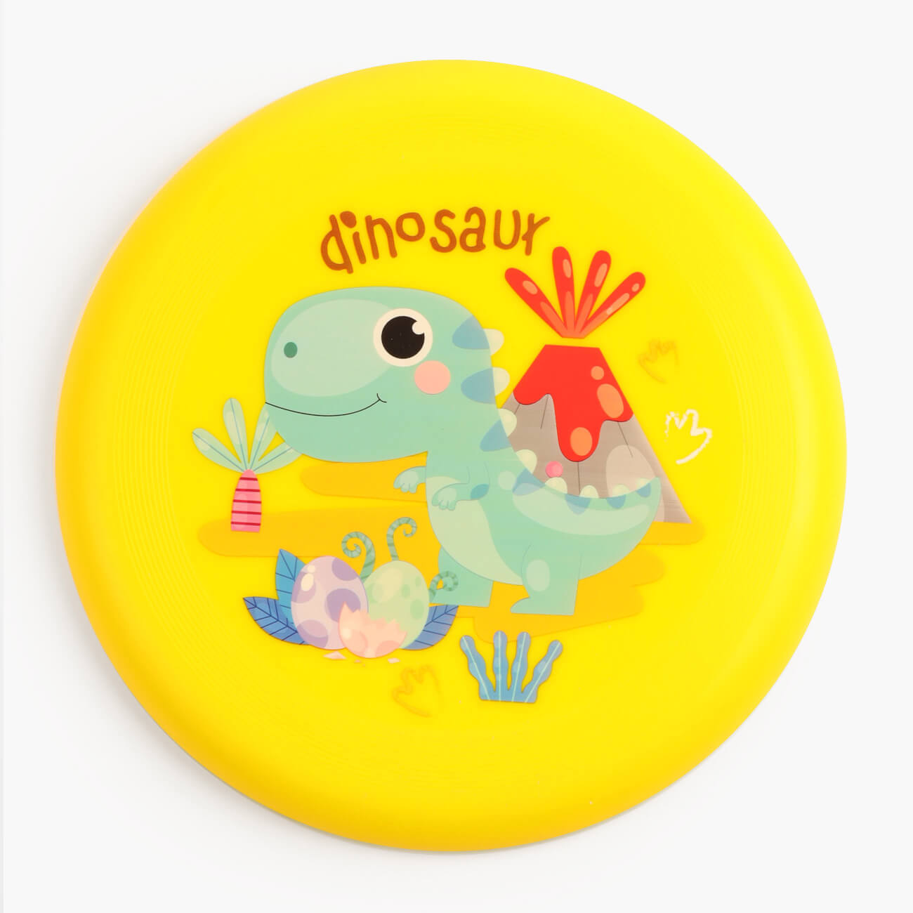 

Игрушка, 18 см, пластик, желтая, Тарелка летающая Фрисби, Dino