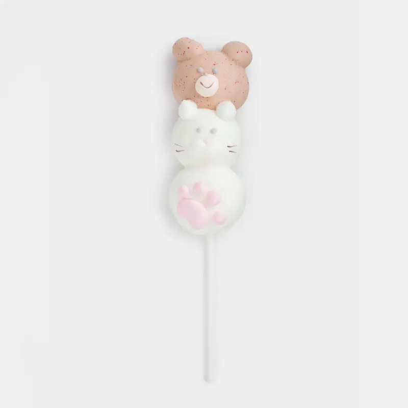 Маршмеллоу, 17 гр, на палочке, микс, Ваниль, Веселые зверюшки, Sweet life ,image-0