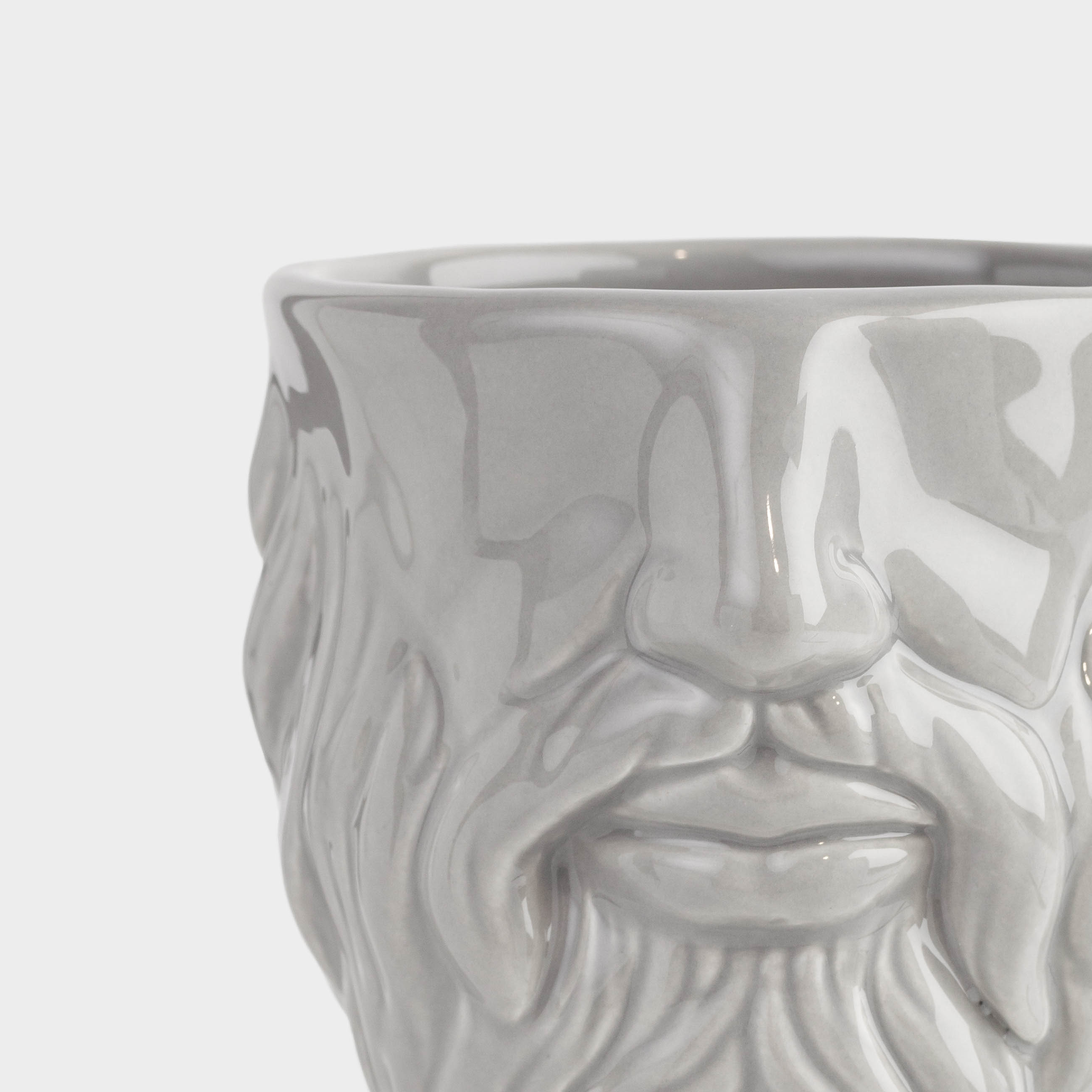 Кружка, 450 мл, керамика, серая, Мужчина с бородой, Brutal, image-5