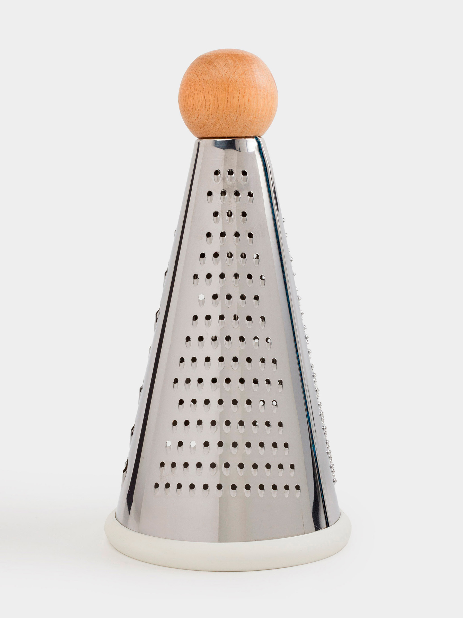 Терка, 20 см, сталь/дерево, круглая, бежевая, Wood kitchen, image-1