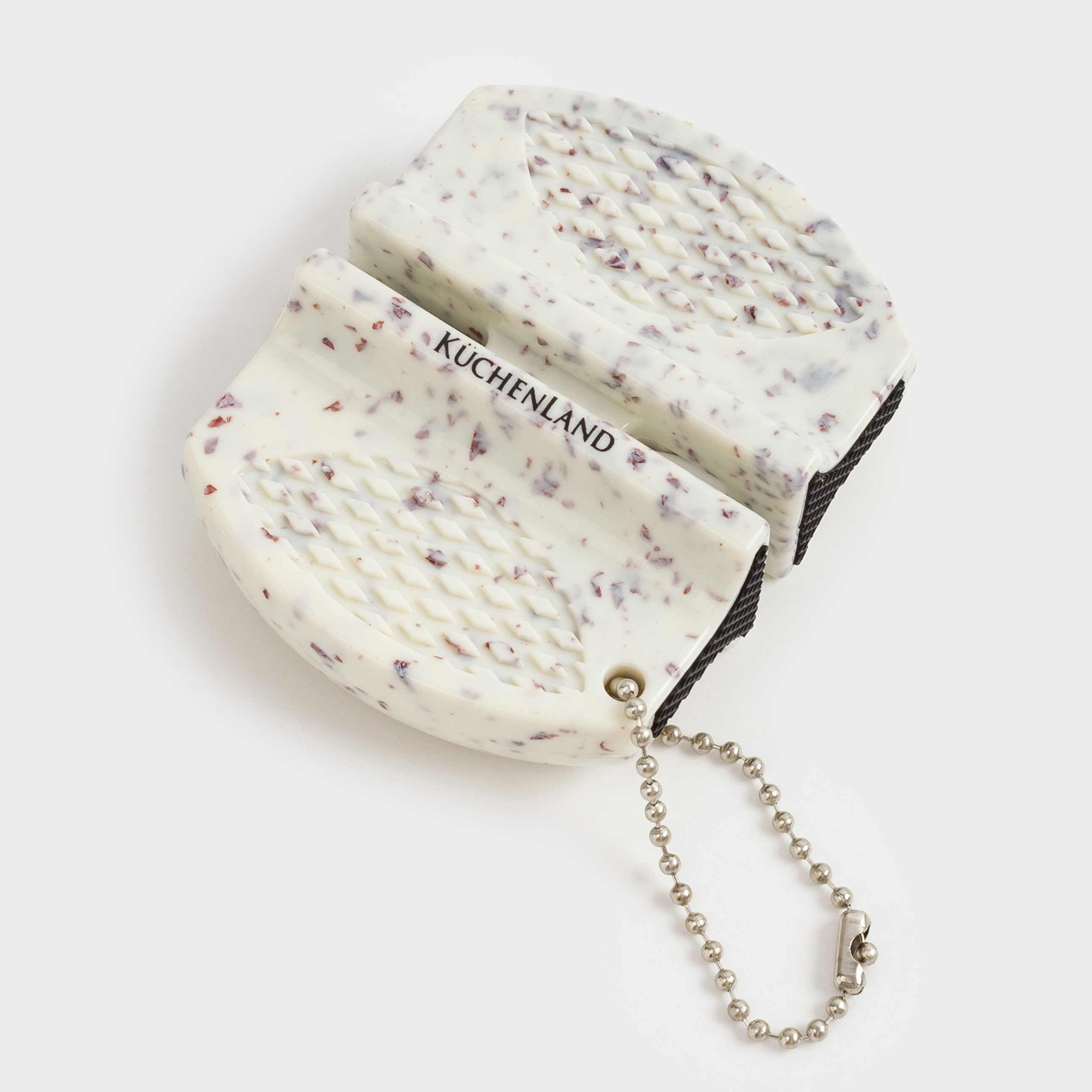 Точило для ножей, 7 см, пластик/сталь, молочное, Accessories, image-2
