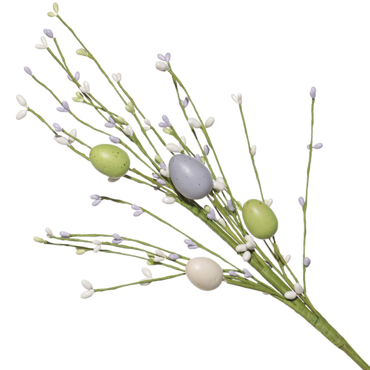 

Ветка декоративная, 45 см, полиэстер/пенопласт, Яркие яйца и ягоды, Easter decor