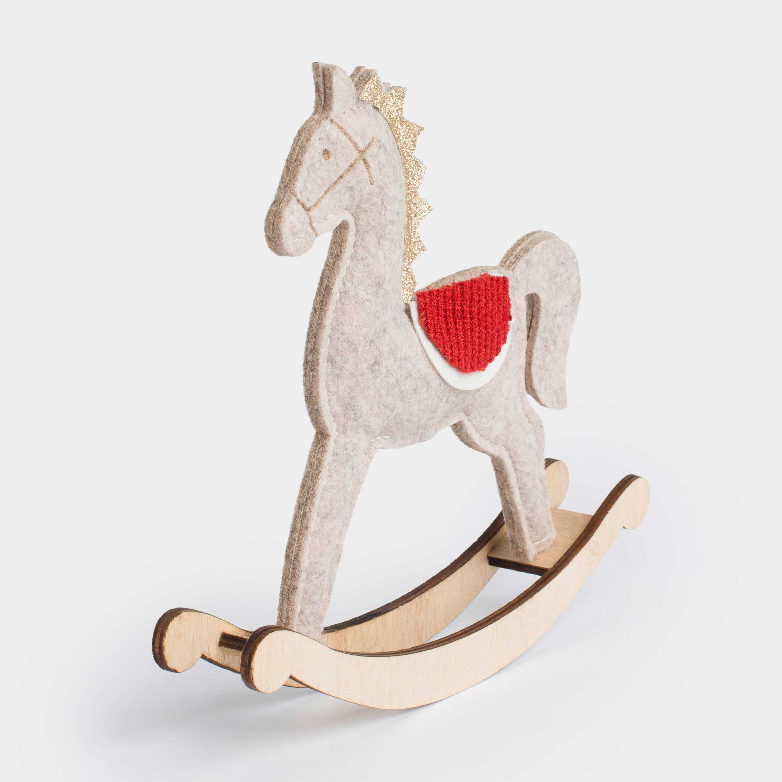 Статуэтка, 19 см, дерево, серая, Лошадка, Figure wood, image-4