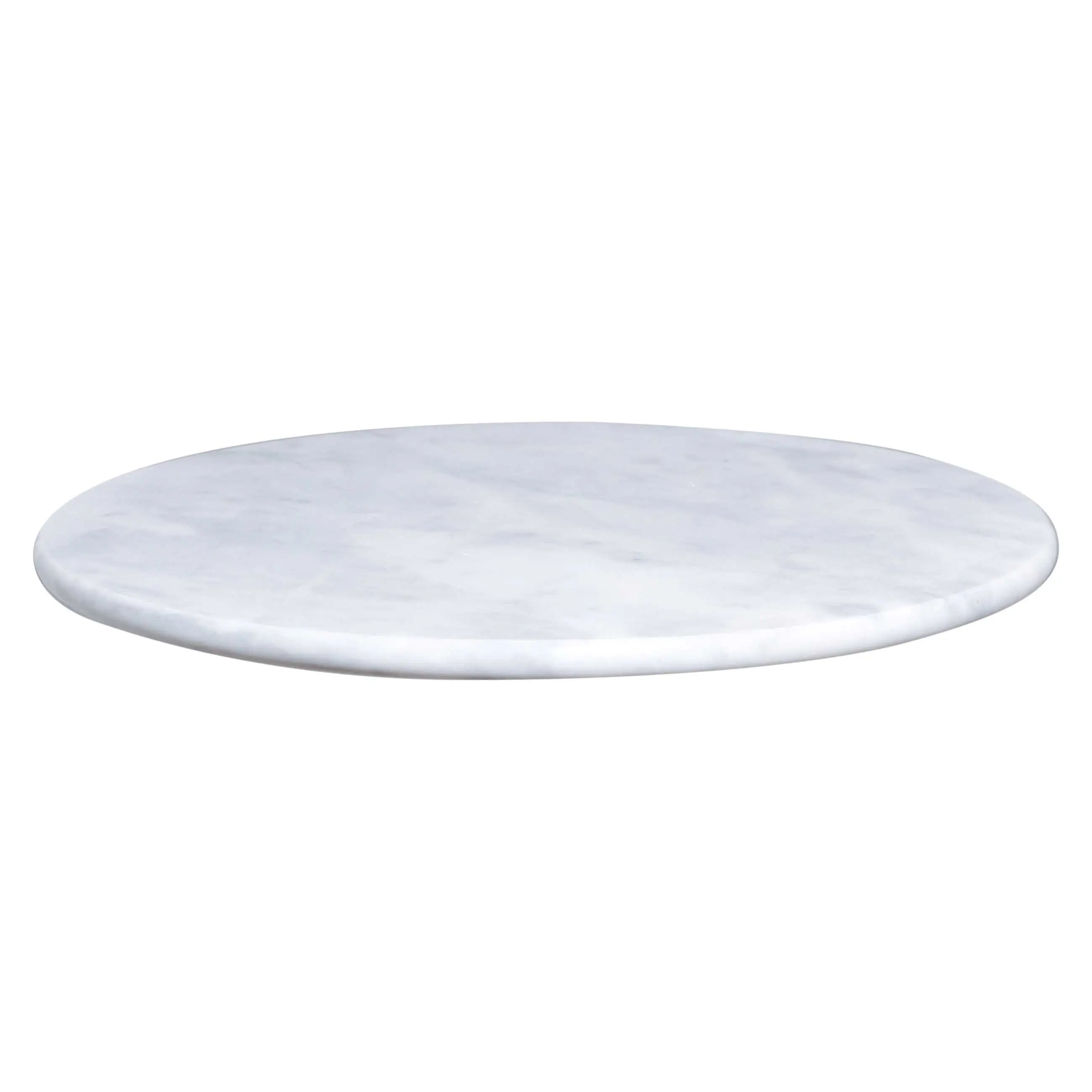 Блюдо сервировочное, 30 см, вращающееся, мрамор, белое, Marble , image-0