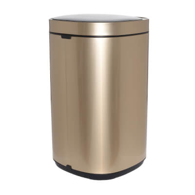 Ведро для мусора, 30 л, сенсорное, сталь/пластик, золотистое, Sensor bin ,image-0