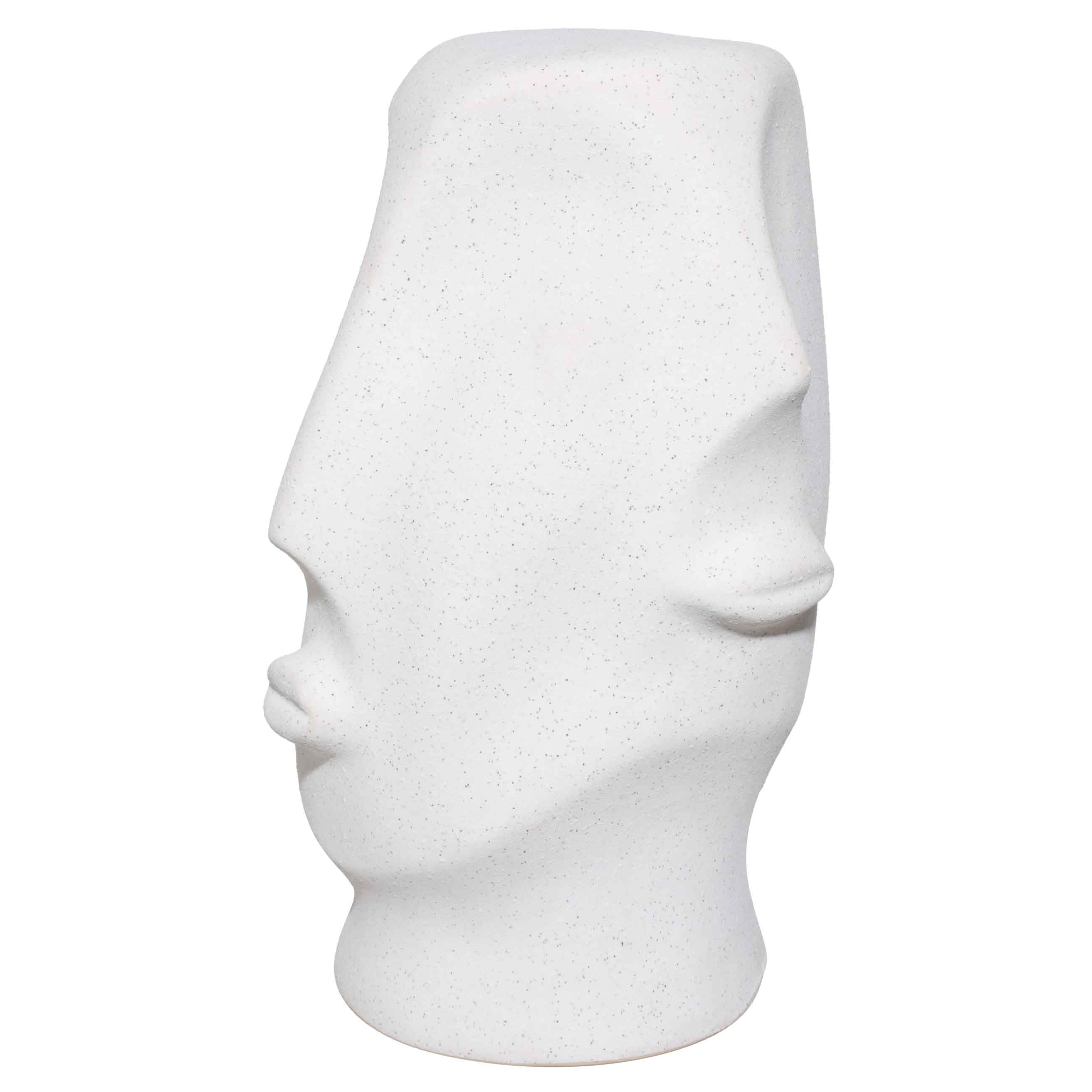 Статуэтка, 31 см, керамика, молочная, в крапинку, Лица, Faces изображение № 3
