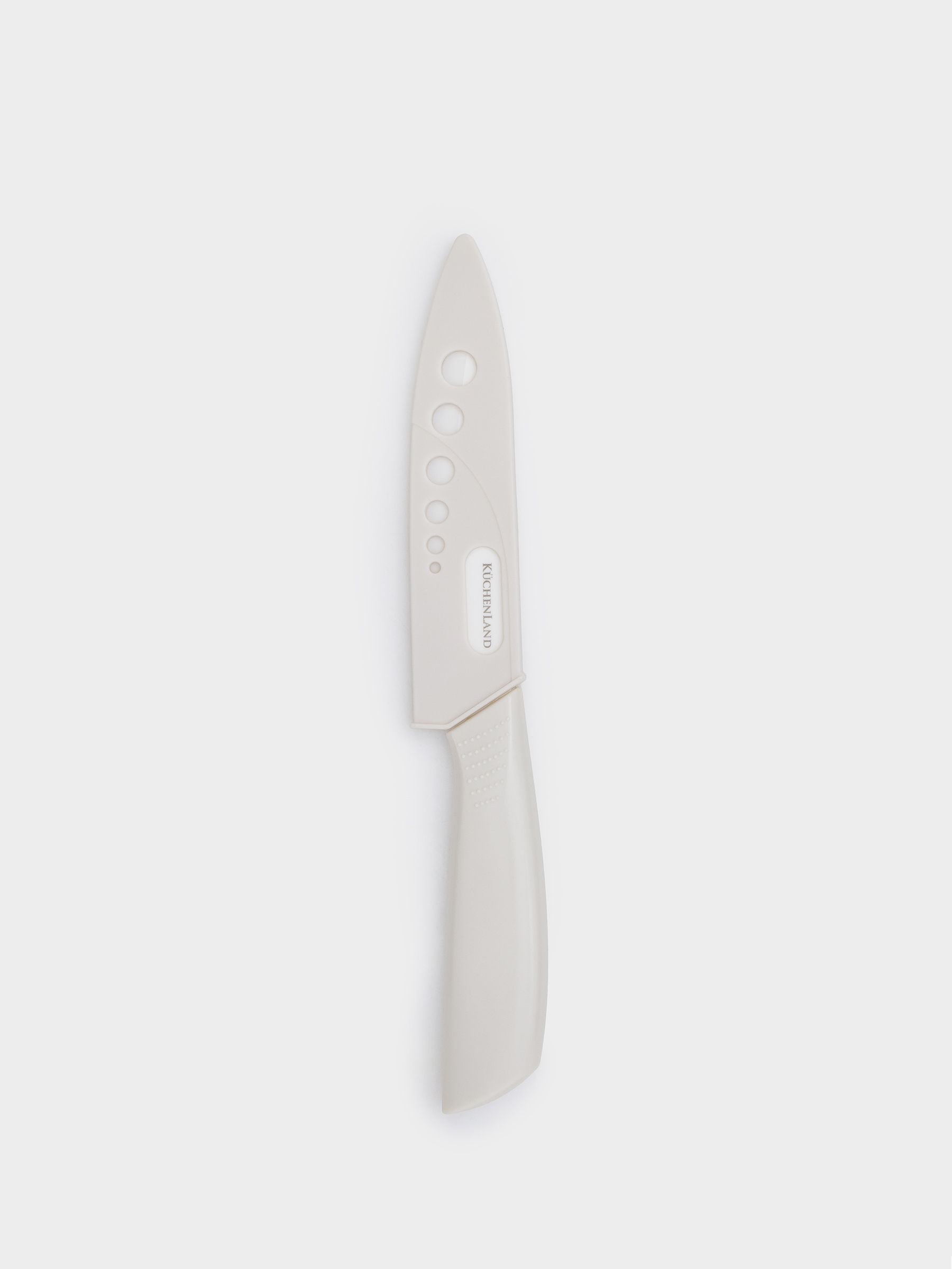 Нож для нарезки, 13 см, с чехлом, керамика/пластик, молочный, Regular, image-5