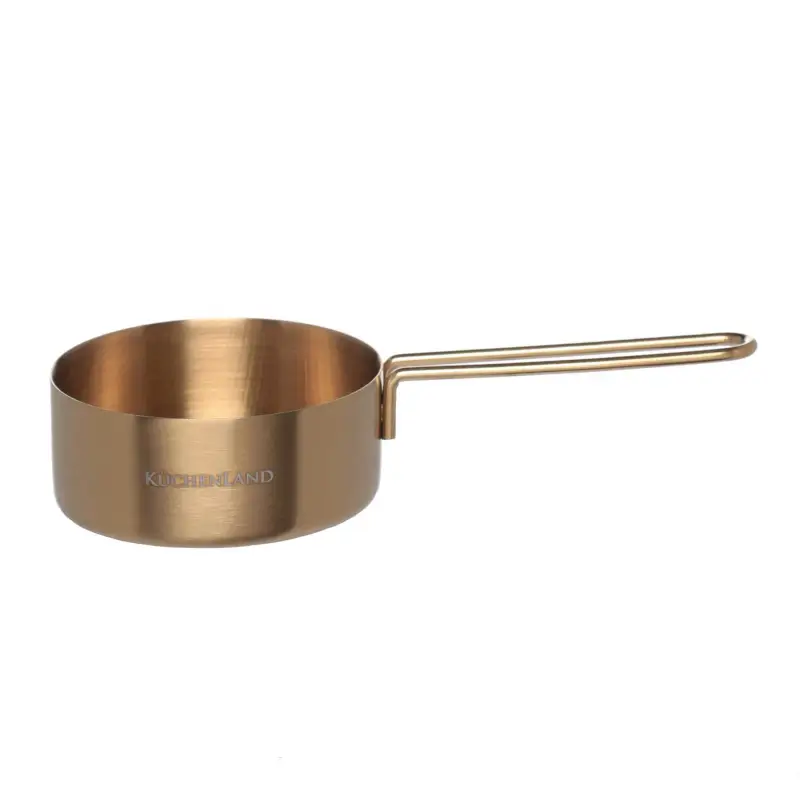 Ложка мерная, 100 мл, сталь, золотистая, Device gold ,image-0