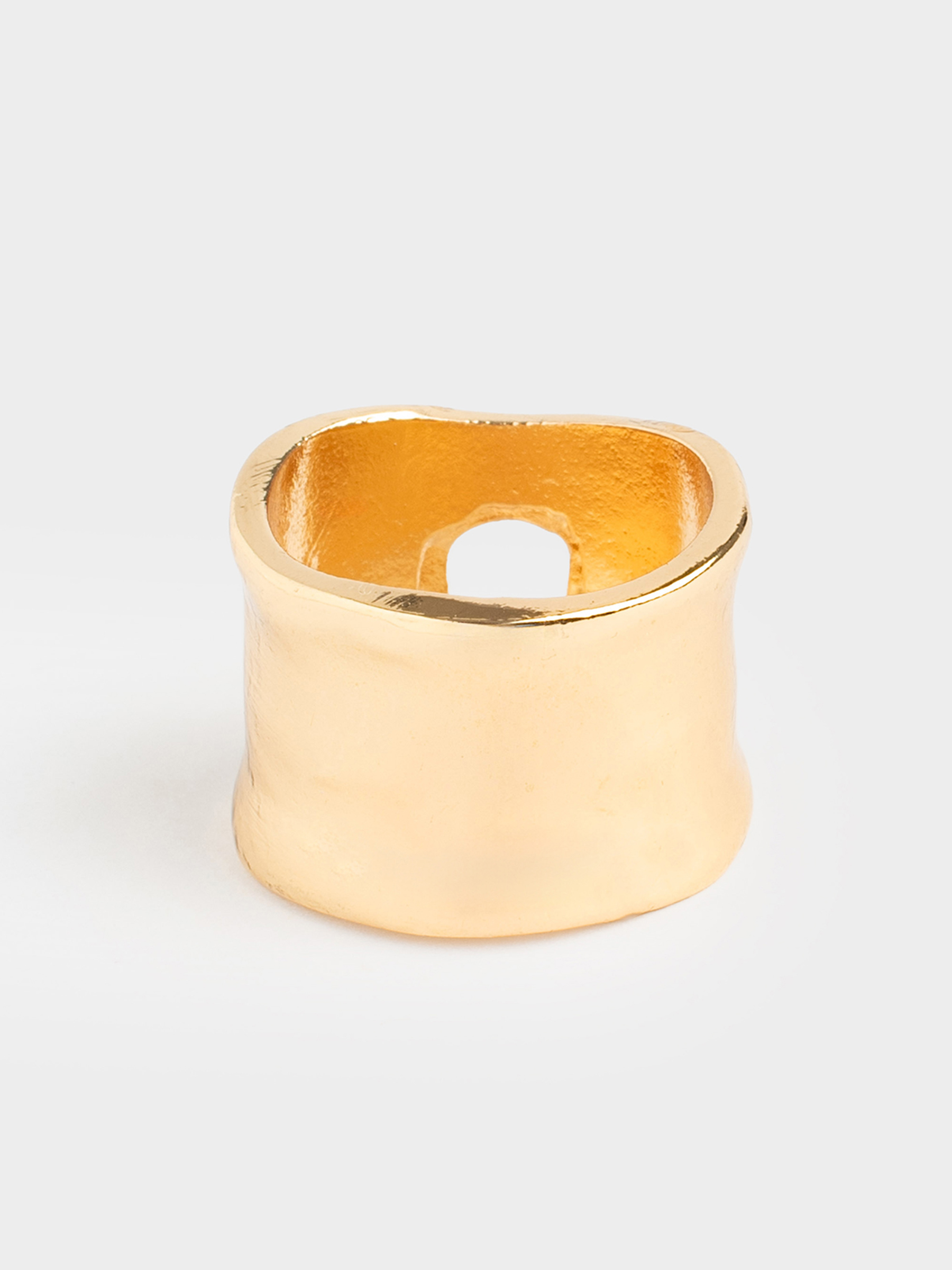 Кольцо, 2 см, единый размер, металл, золотистое, Jewelry, image-1