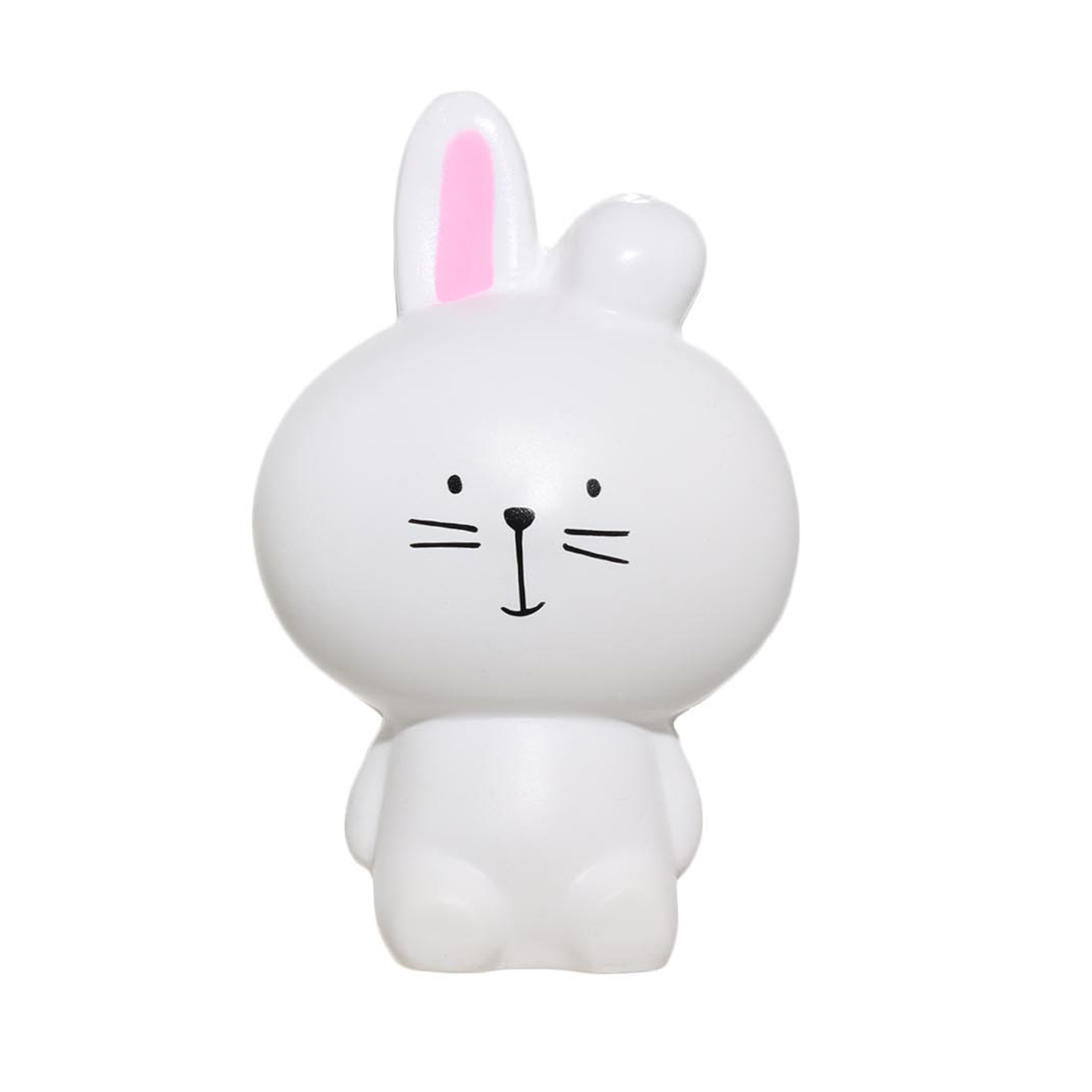

Игрушка-антистресс, 14 см, полиуретан, белая, Заяц, Rabbit