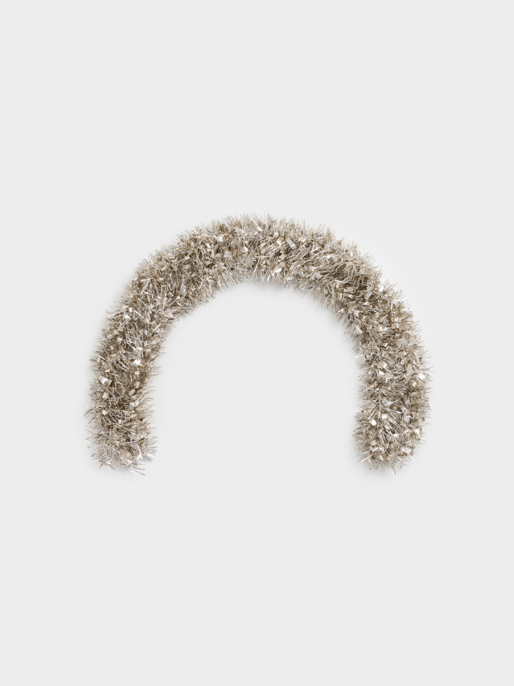 Гирлянда декоративная, 2 м, мишура, шампань, M, Tinsel christmas, image-2