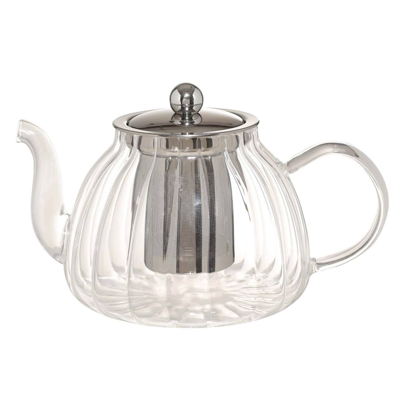 чайник заварочный 900 мл стекло б сталь classic Чайник заварочный, 1 л, стекло Б/сталь, Camellia