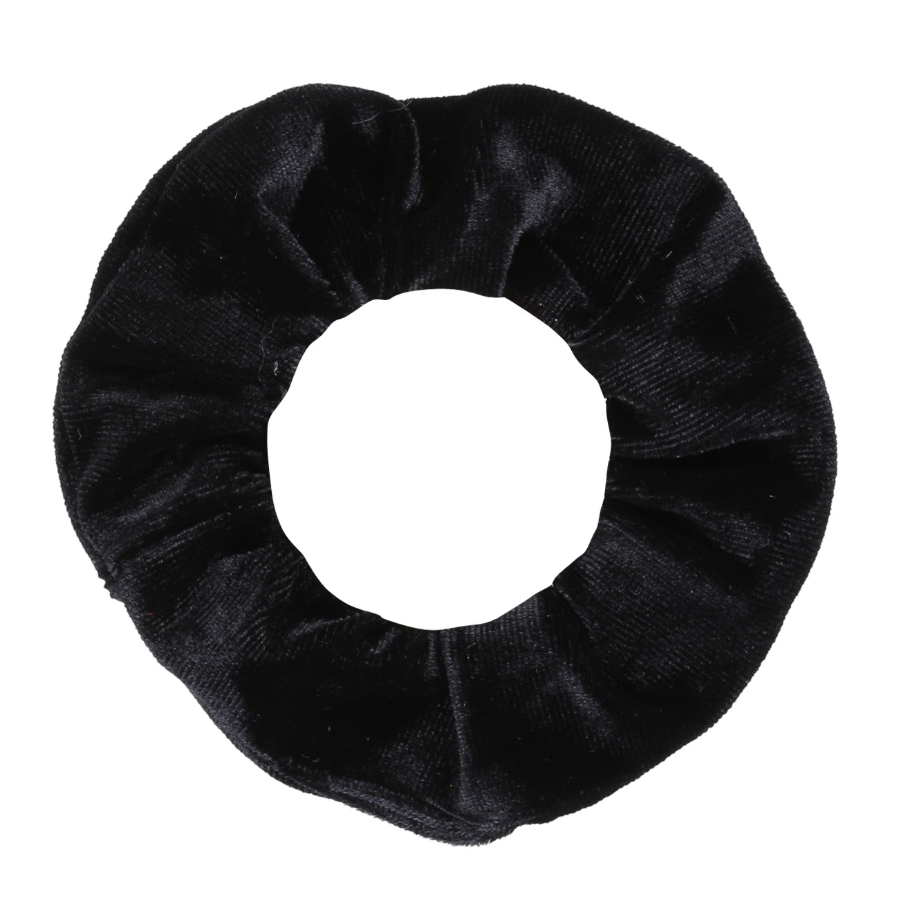 

Резинка для волос, 4 см, бархат, черная, Мисс, Hair velvet