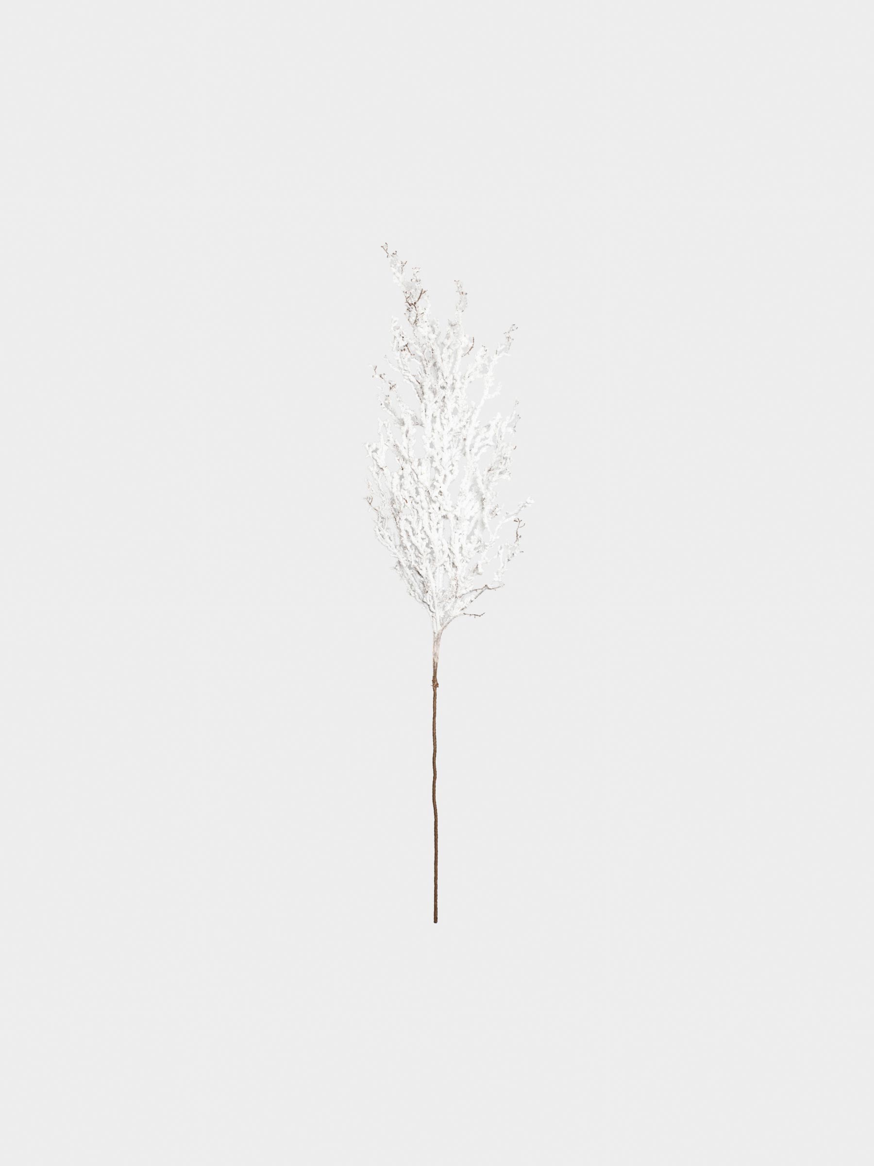 Ветка декоративная, 1,2 м, Заснеженная ветка, Snowy decor