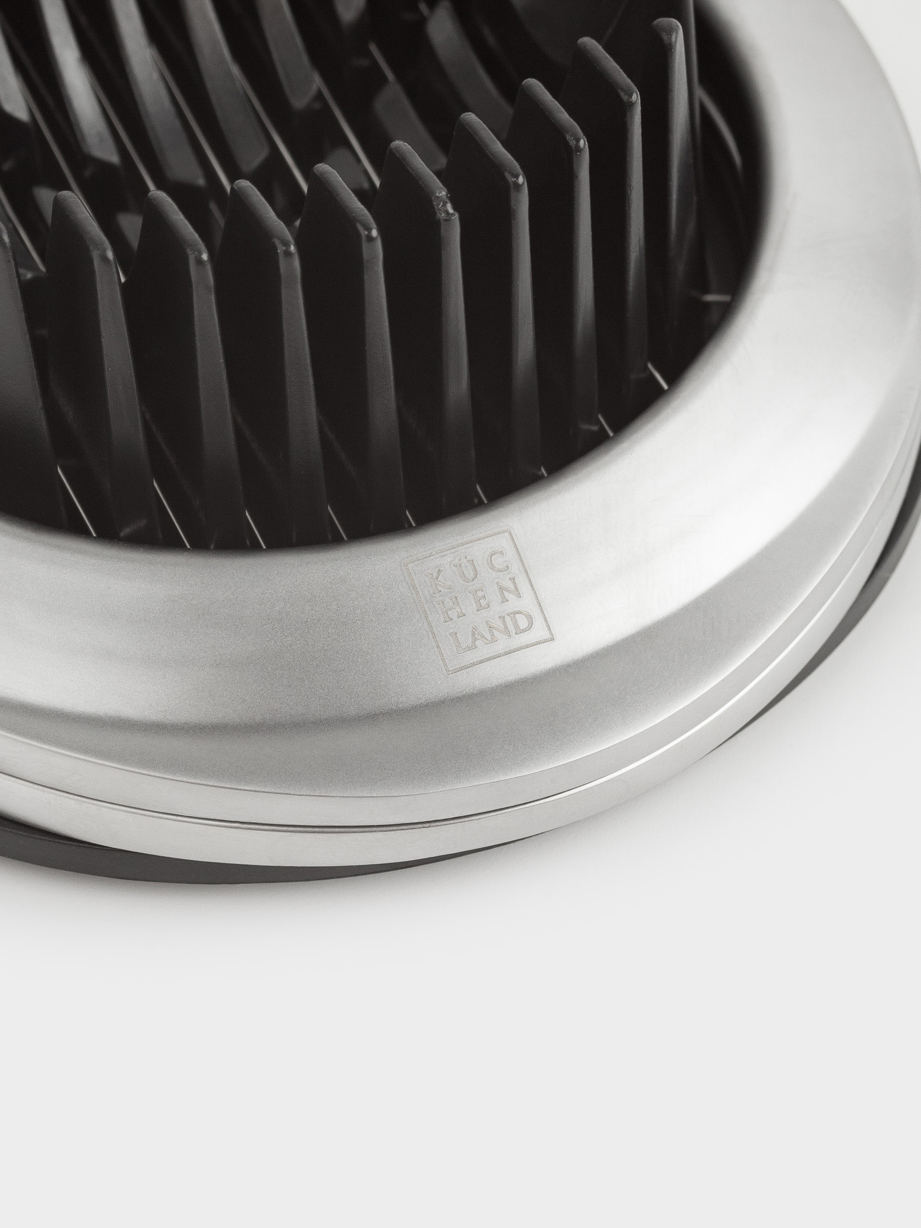 Яйцерезка, 11 см, 2 в 1, металл/пластик, серебристо-черная, Start, image-9