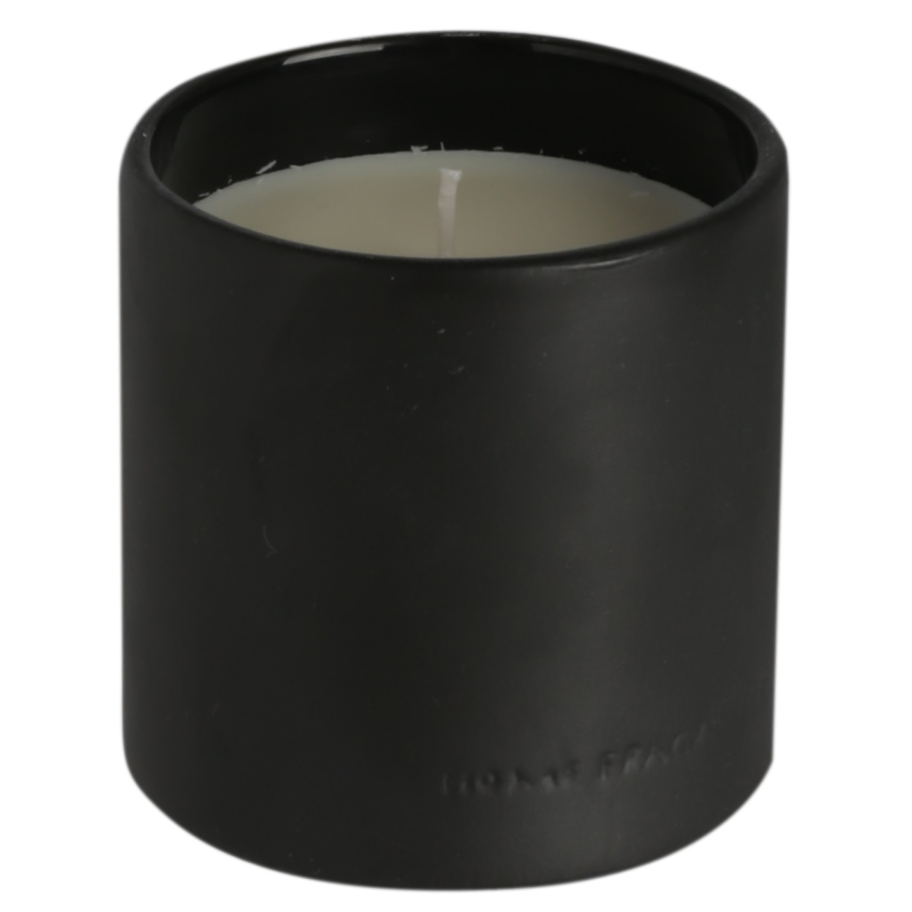 Свеча ароматическая, 9 см, в подсвечнике, керамика, черная, Black forest, B&W изображение № 2