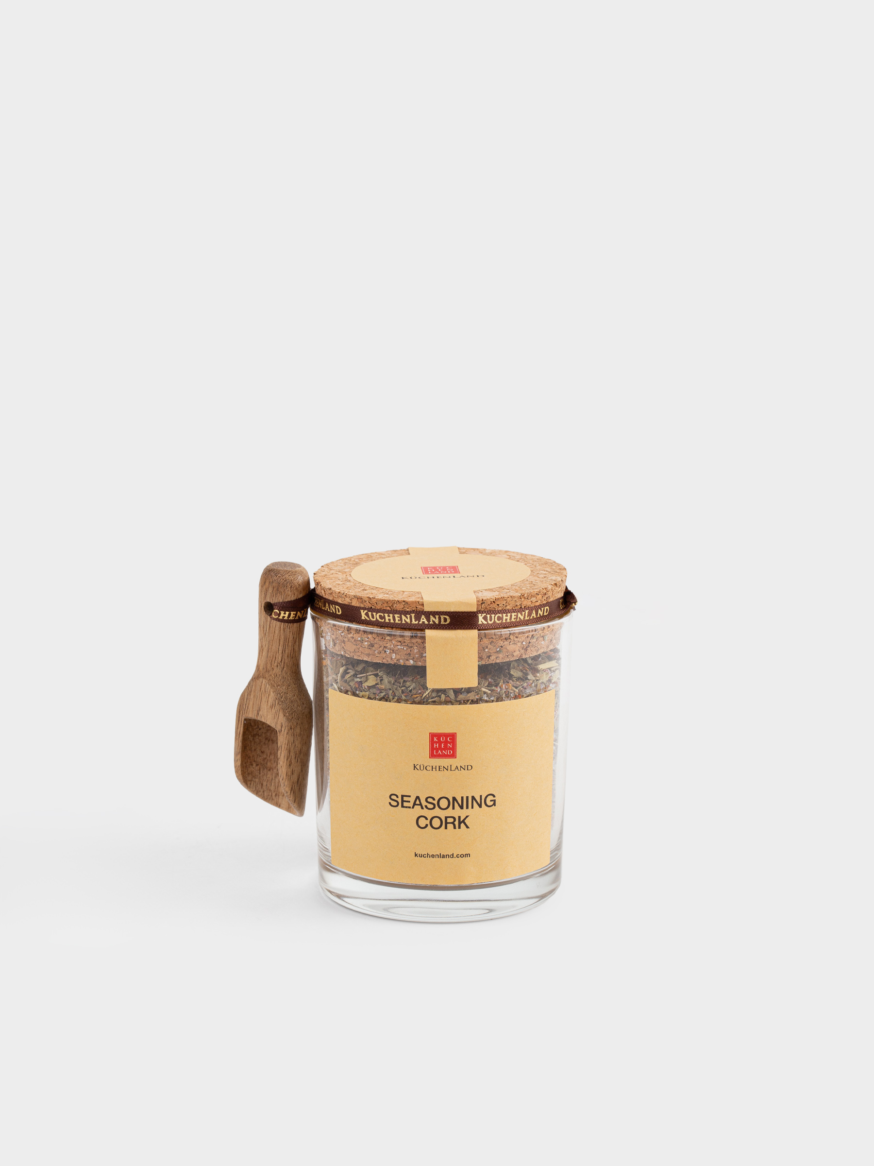 Емкость для специй, с наполнением, с ложкой, Seasoning cork