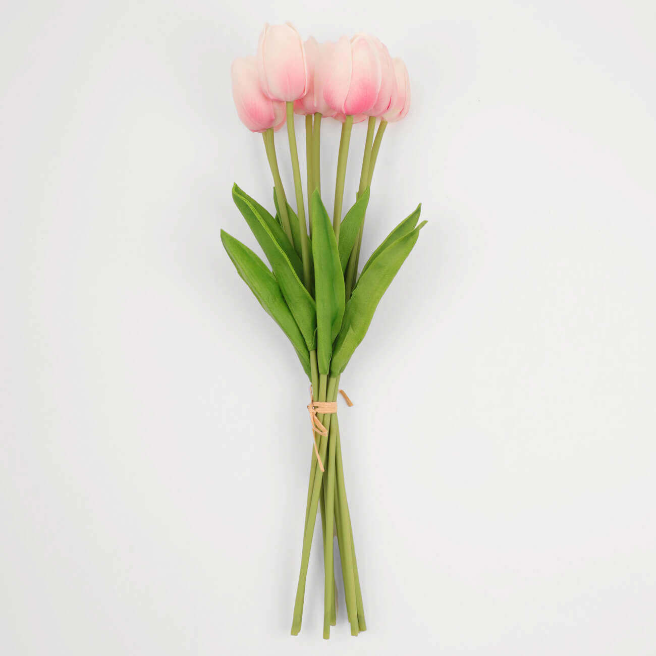 Букет искусственный, 35 см, полиуретан, Розовые тюльпаны, Tulip garden